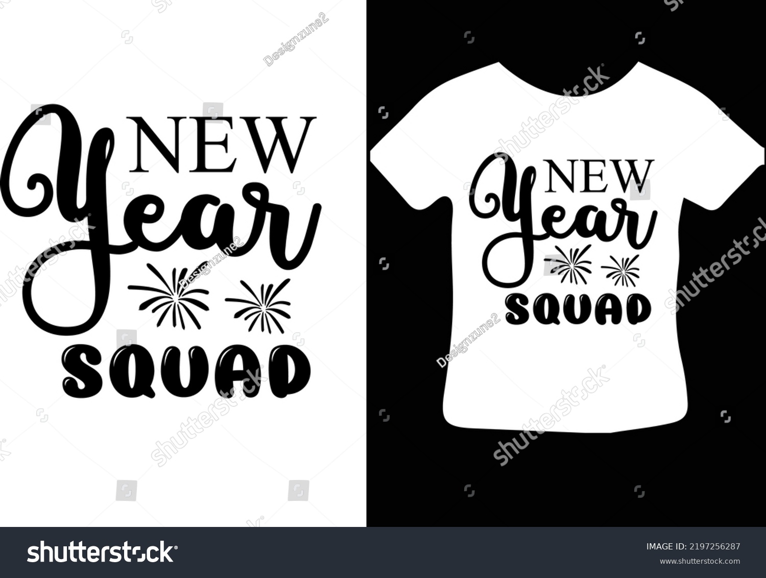 SVG of New Year Squad svg design svg
