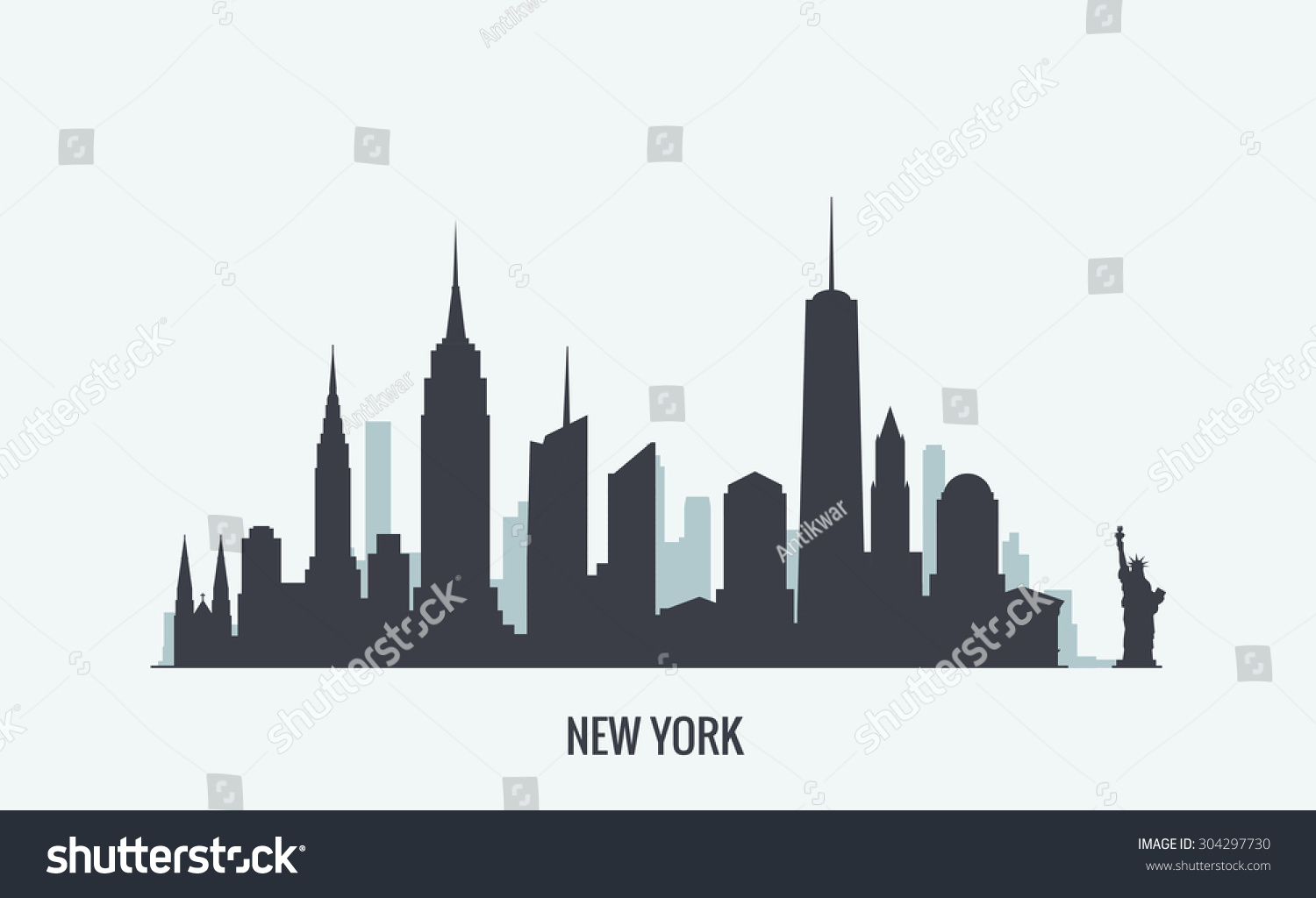 6,226 Manhattan skyline Stock Vectors, Images & Vector Art | Shutterstock