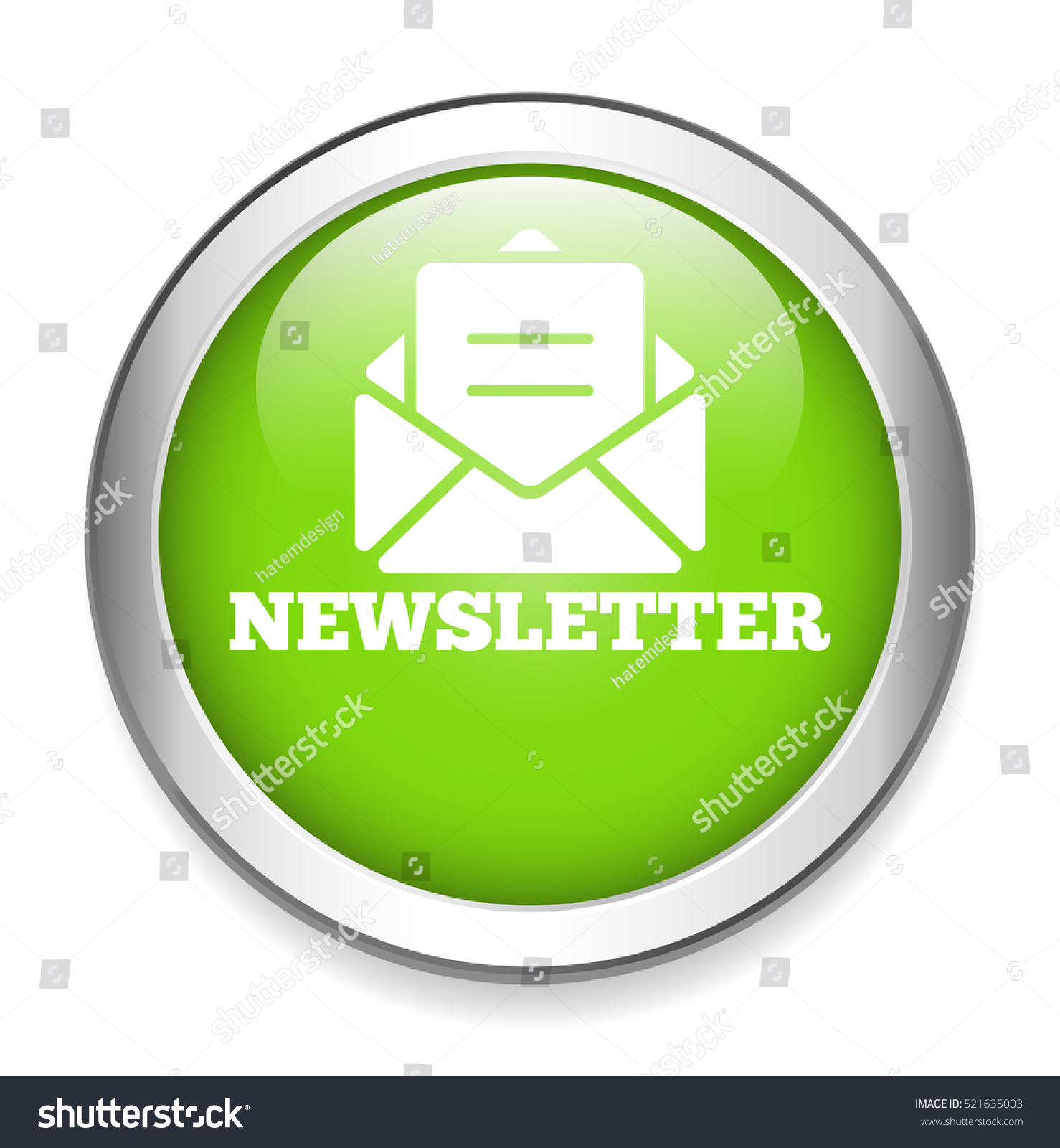 newsletter icons vector Vector Icon Shutterstock 521635003 Newsletter Stock