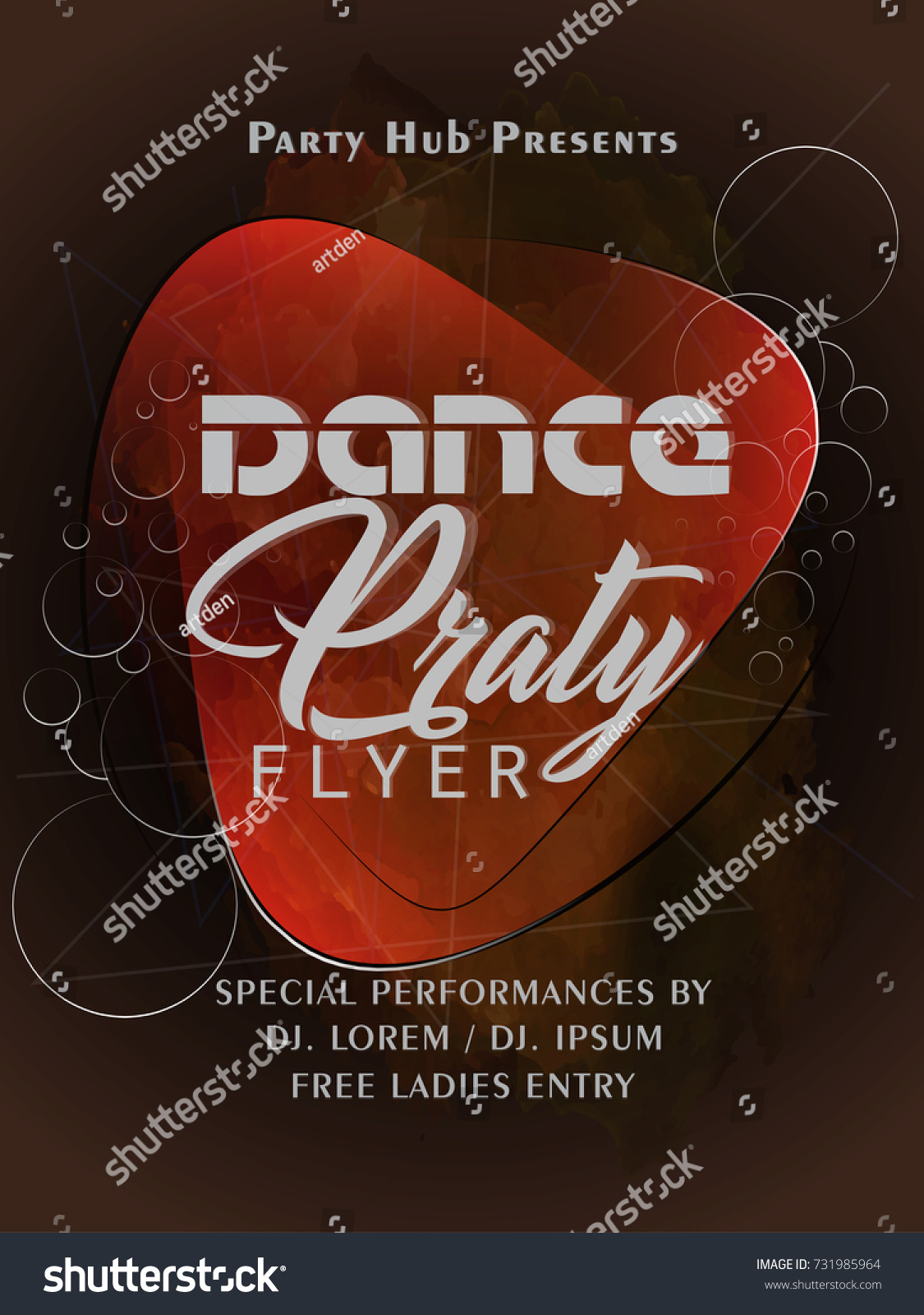 dance party flyers