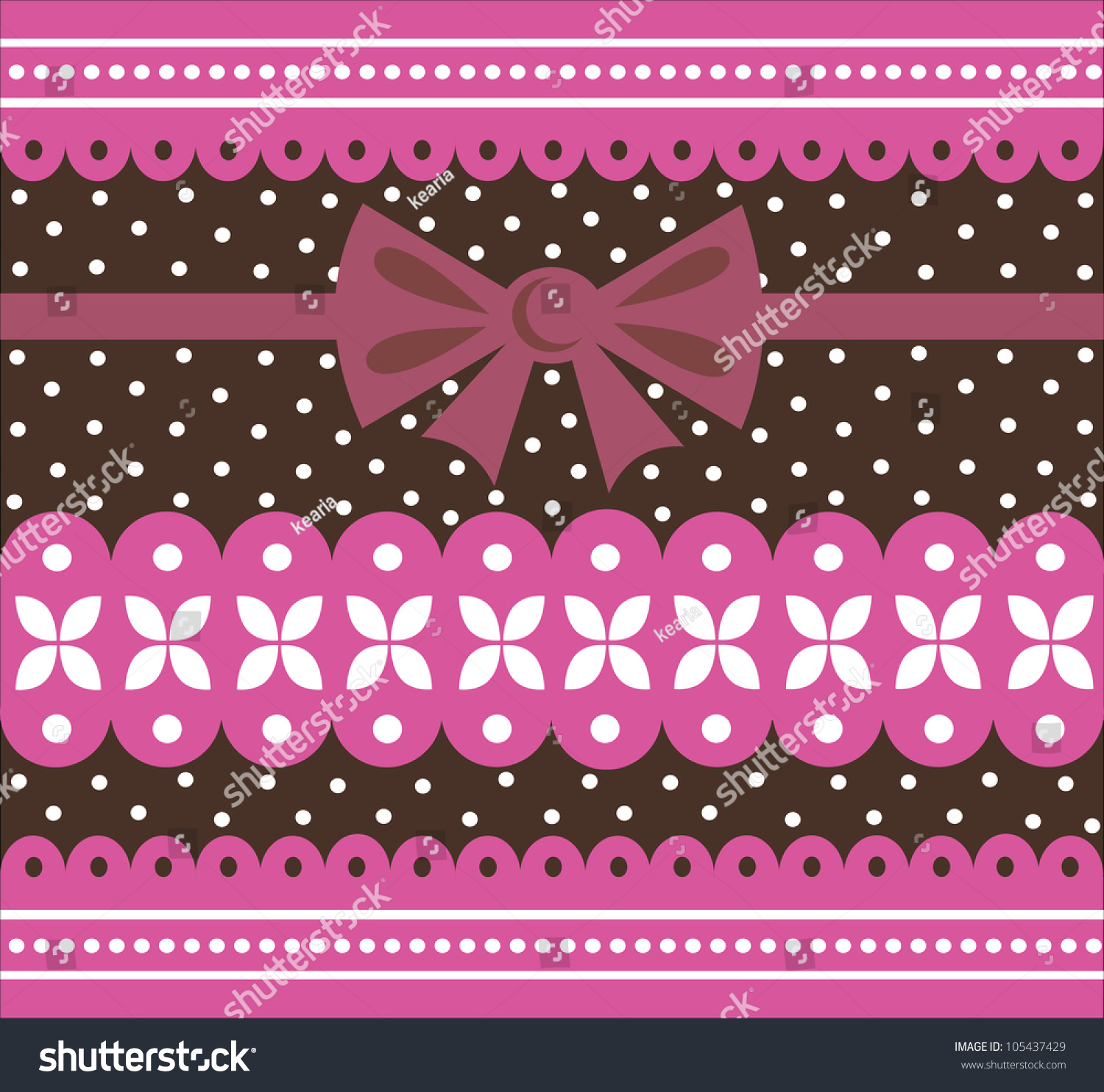 Nice Card Ribbon Vector Illustration Stock Vector (Royalty Free ...