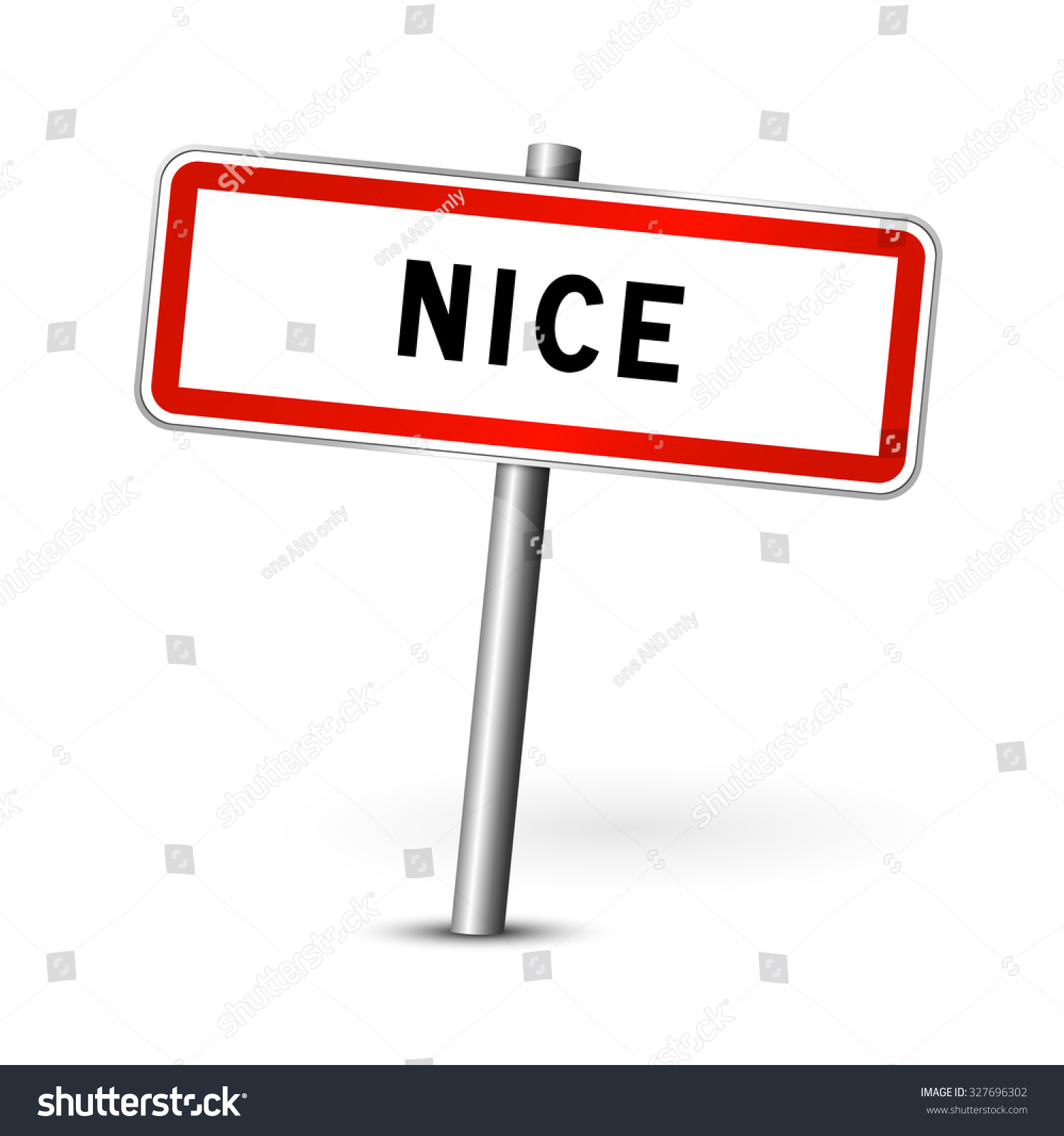 stock-vector-nice-france-city-road-sign-