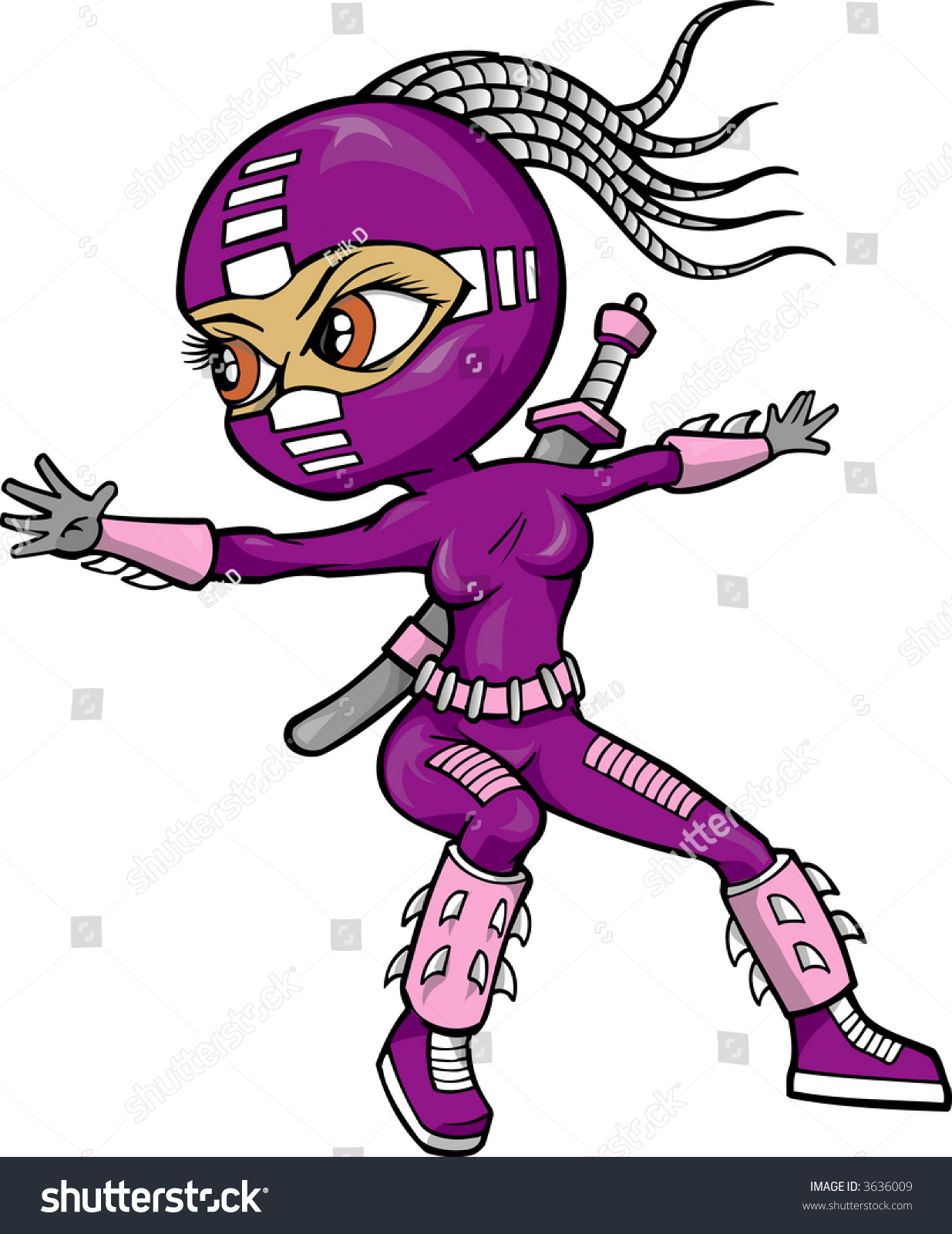 girl ninja clipart - photo #15