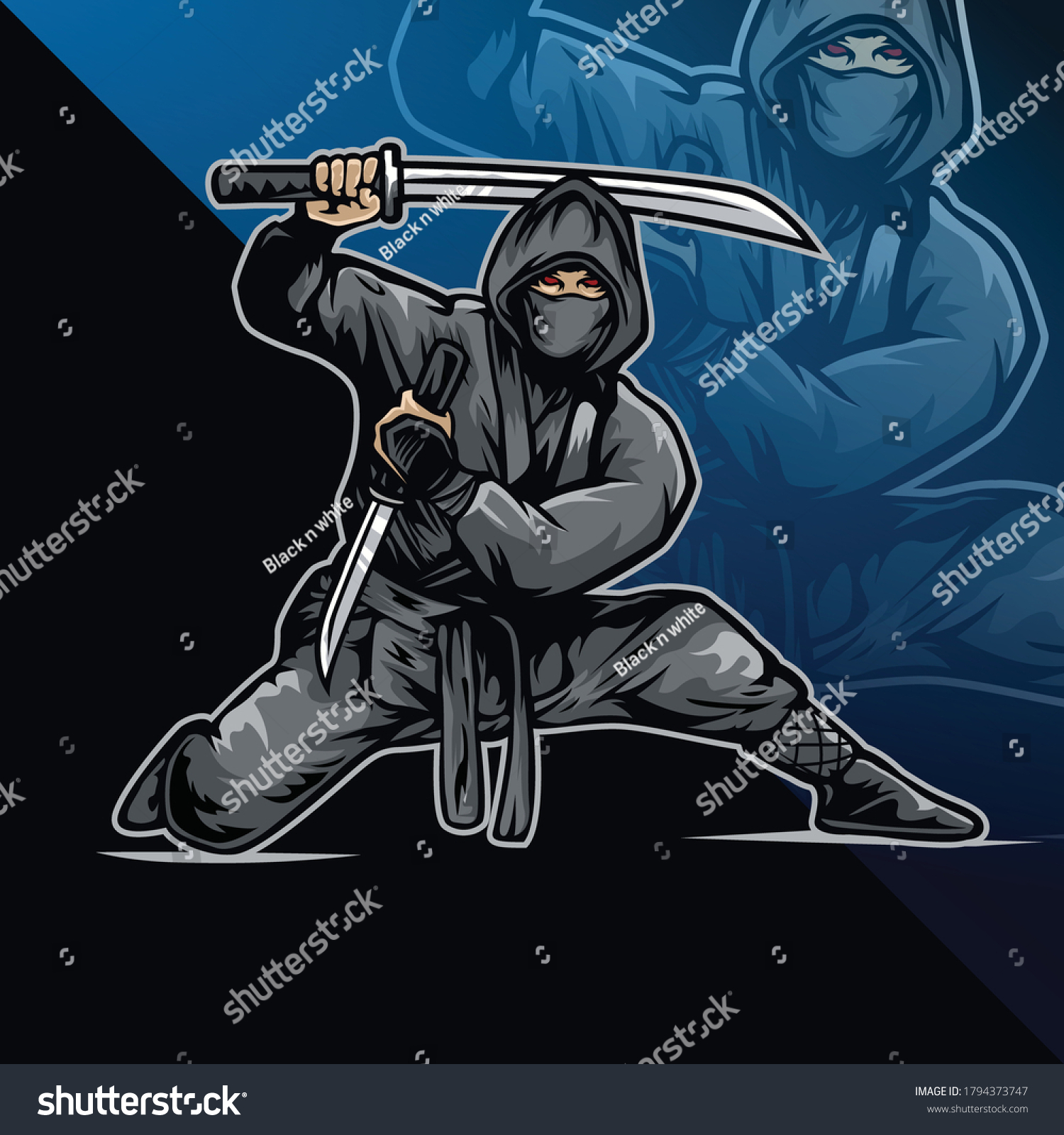 Face ninja Images, Stock Photos & Vectors | Shutterstock