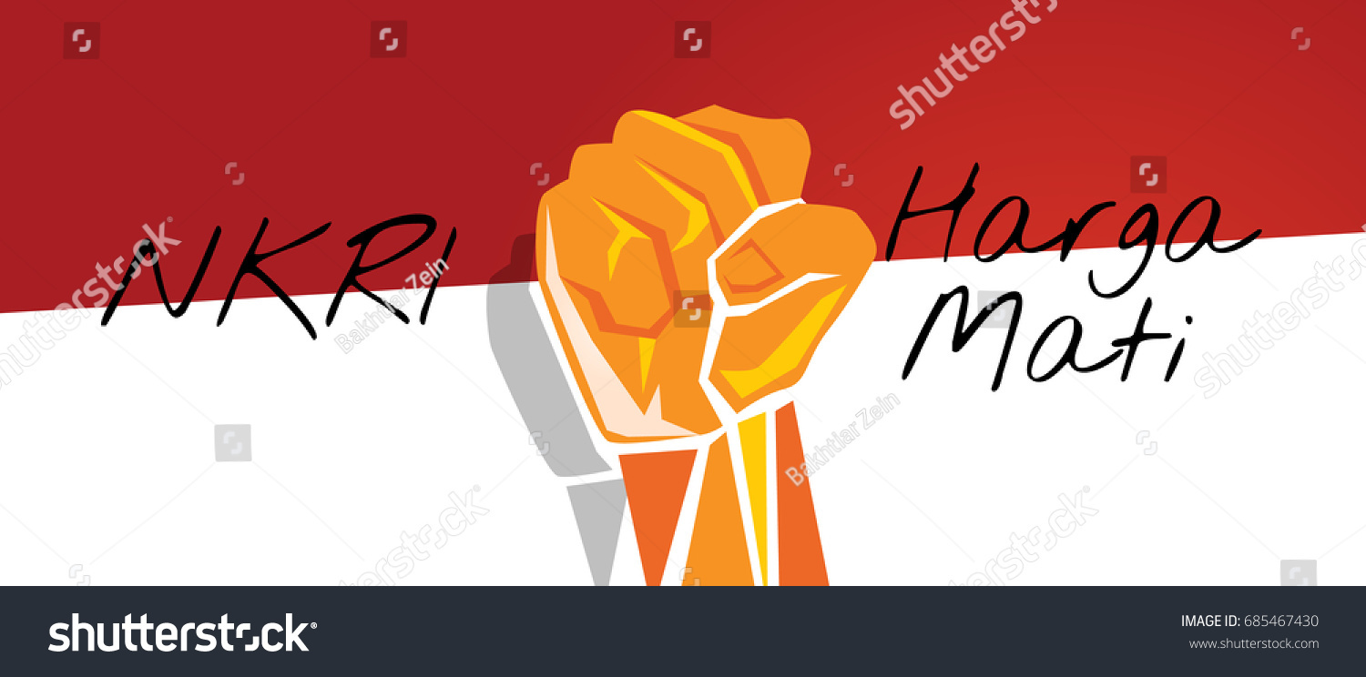  Nkri  Harga Mati Hand Fist Arm Stock Vector Royalty Free 