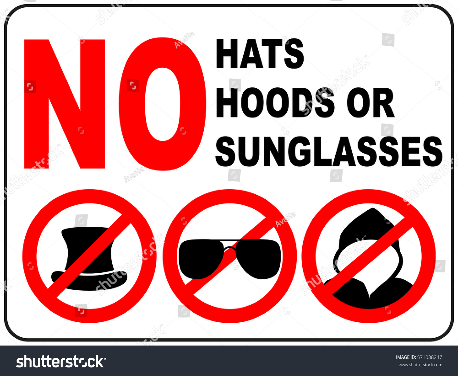 No Aviator Sunglasses No Hats No Stock Vector 571038247 - Shutterstock