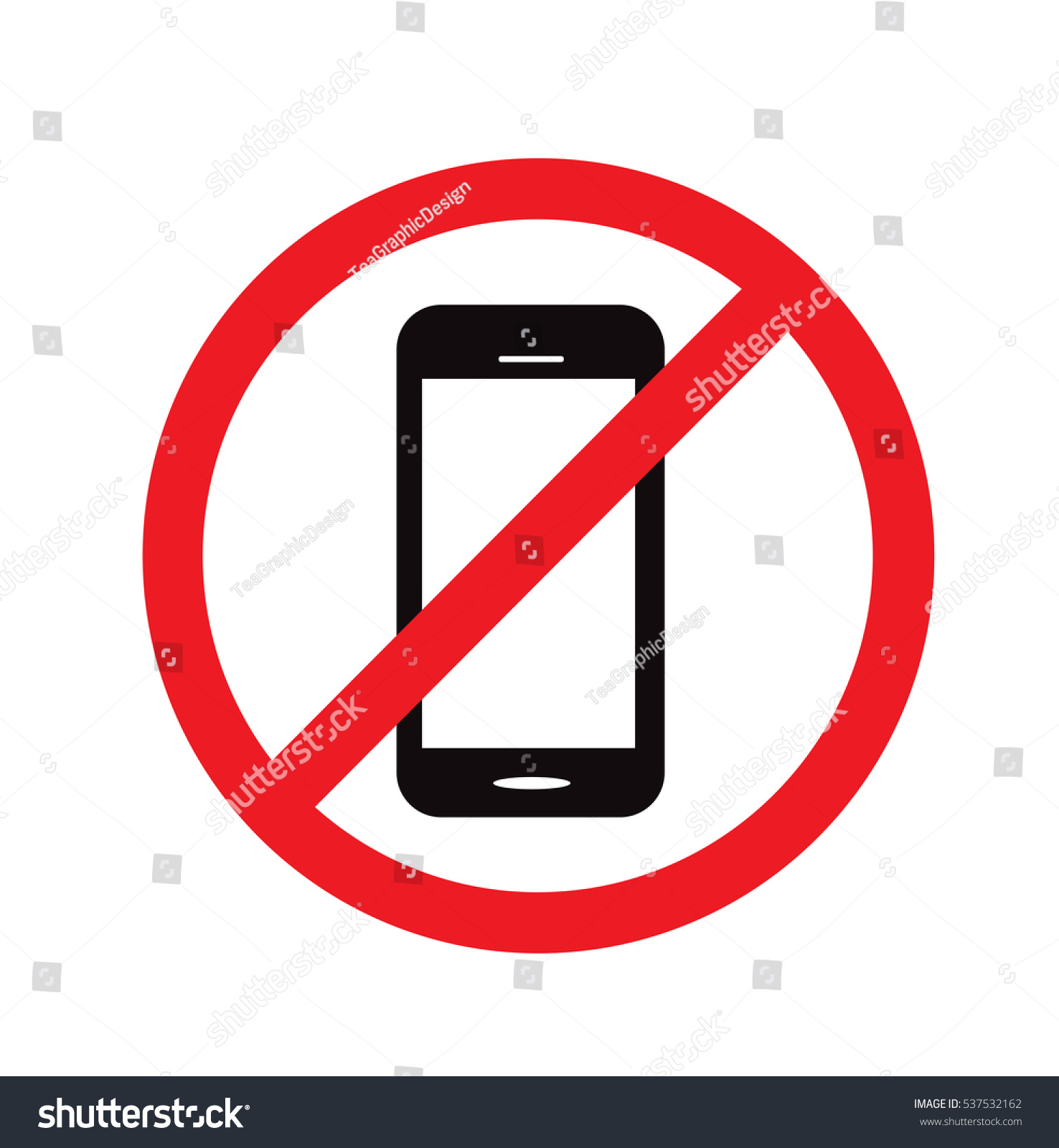 2,400 Cell phones not allowed Images, Stock Photos & Vectors | Shutterstock