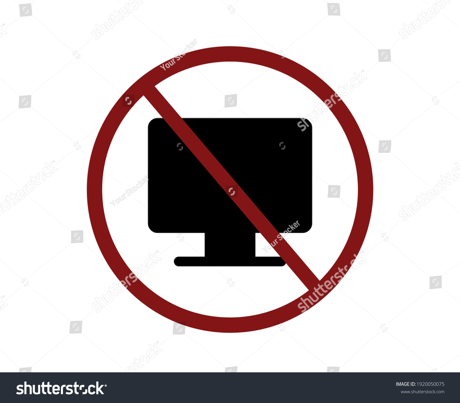 63,074 No computer sign Images, Stock Photos & Vectors Shutterstock