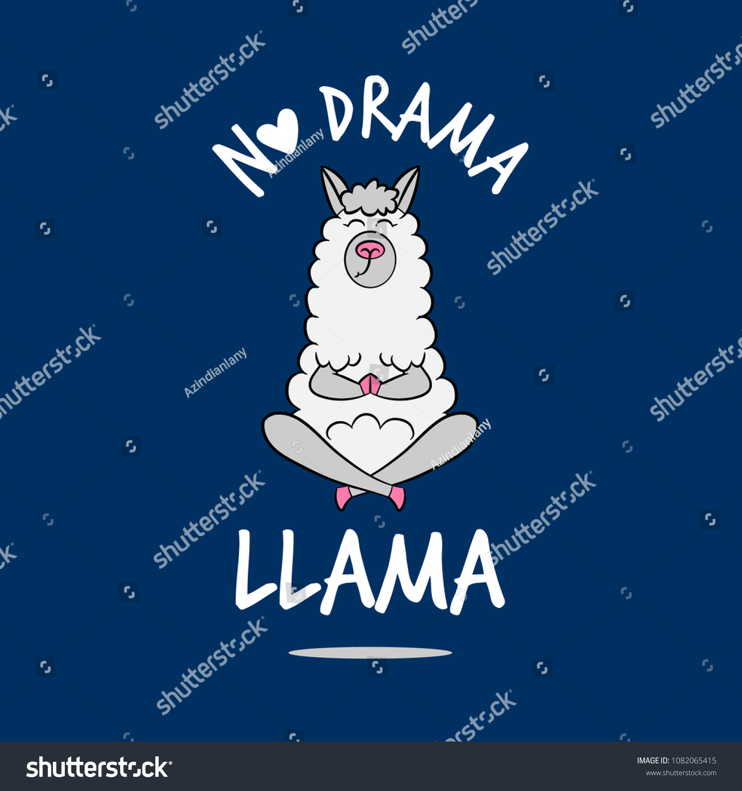 Funny Cute Slogan Namaste Yoga Llama-Ste T-Shirt