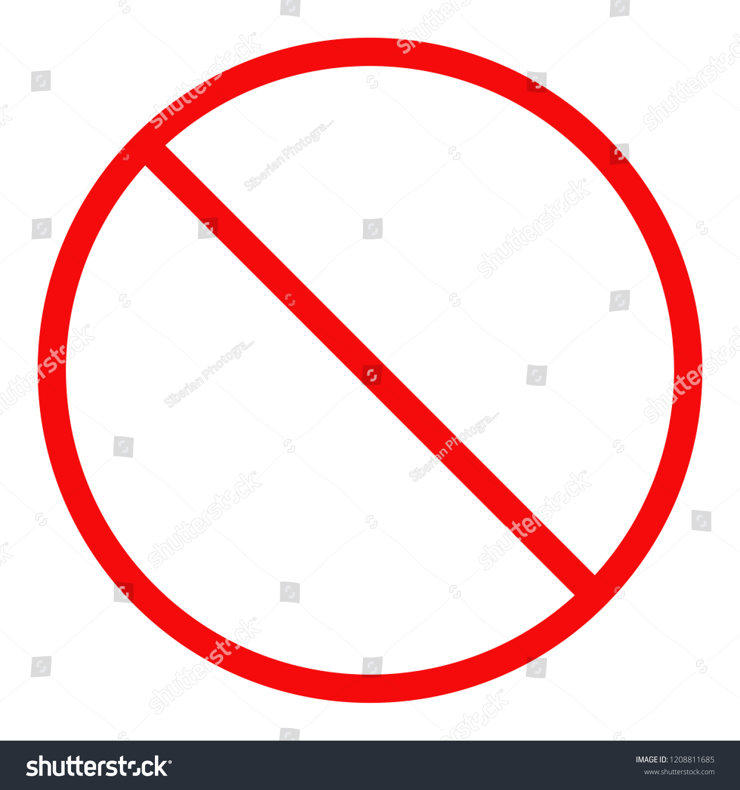 SVG of NO SIGN. Forbidden symbol. Vector. svg