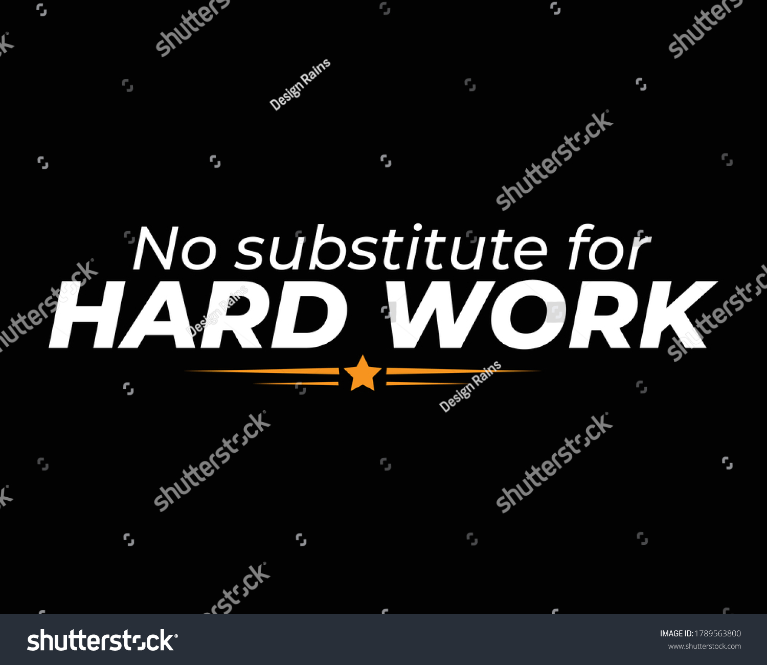 no-substitute-hard-work-quotes-beautiful