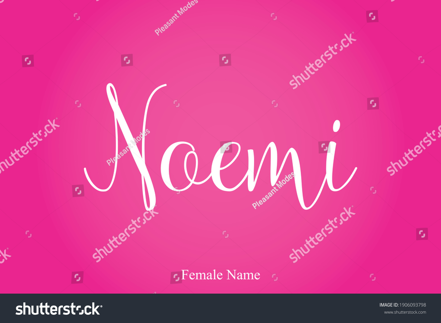 noemi-female-name-stylish-lettering-cursive-stock-vector-royalty-free