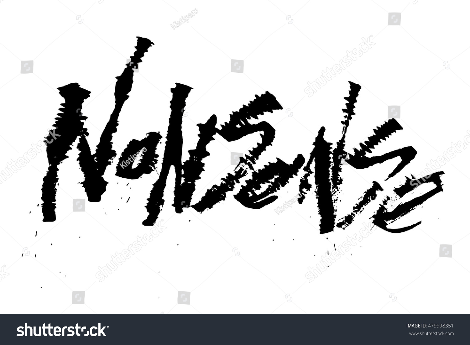 SVG of Nonsense. Cola pen calligraphy font svg