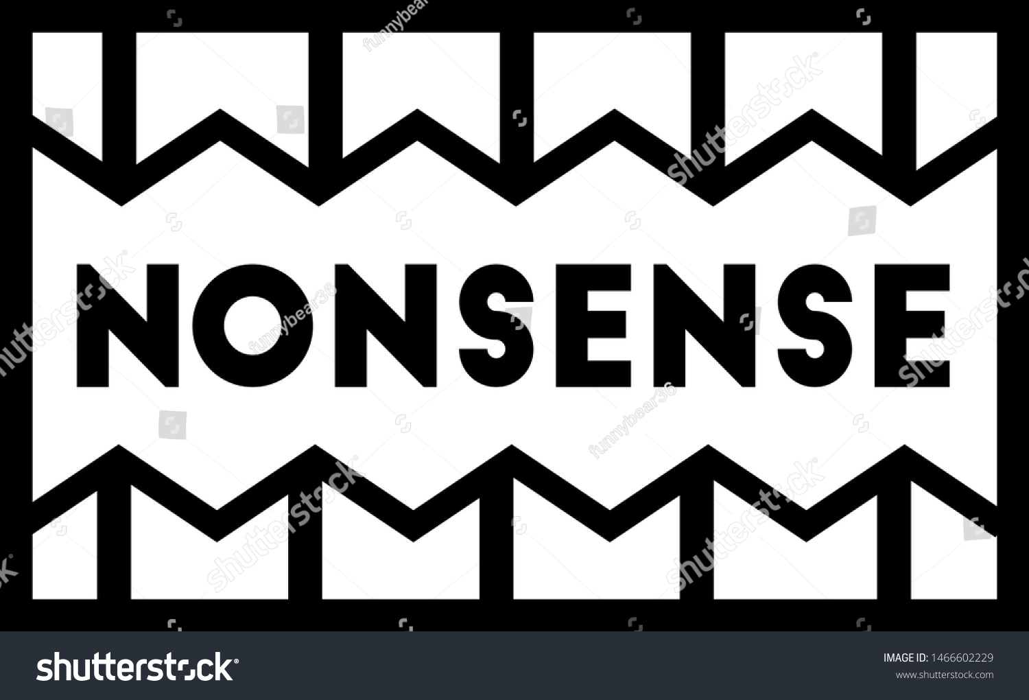 SVG of NONSENSE stamp on white background svg