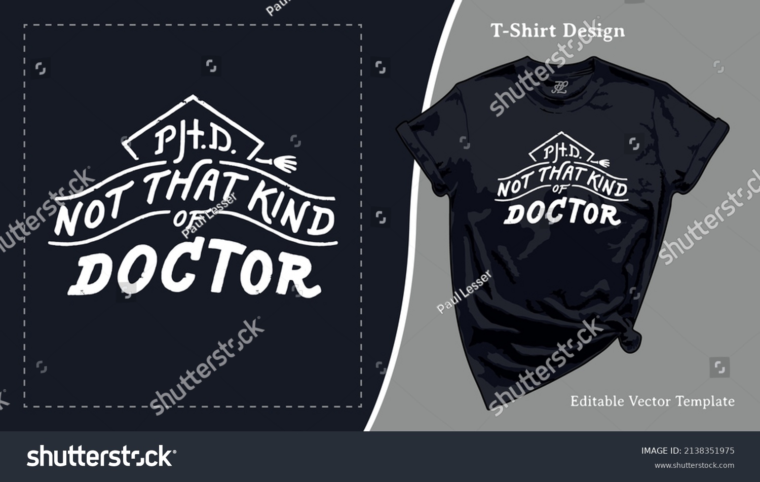 SVG of Not That Kind of Doctor Funny T-Shirt Design. Pharmacist Gift, Future Doctor. PhD Graduation Student T shirt Template with a Hand-lettering for POD Tee, Apparel, Clothing, SVG and Screen Print svg