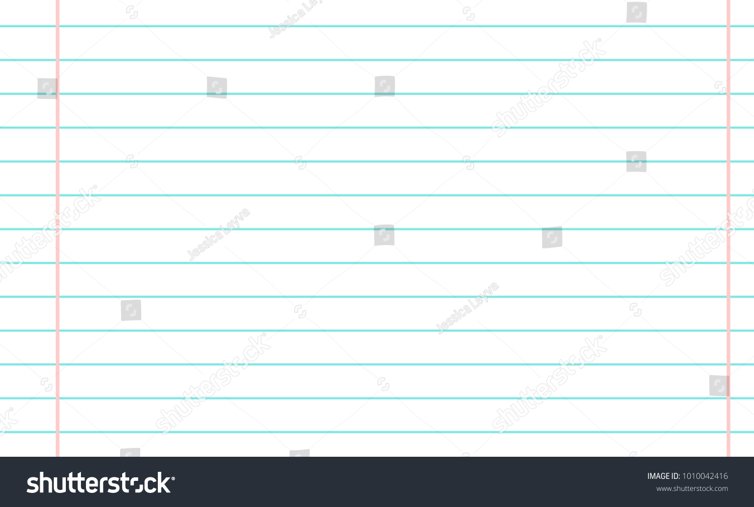 Notebook Paper Vector Stock Vector (Royalty Free) 1010042416 | Shutterstock