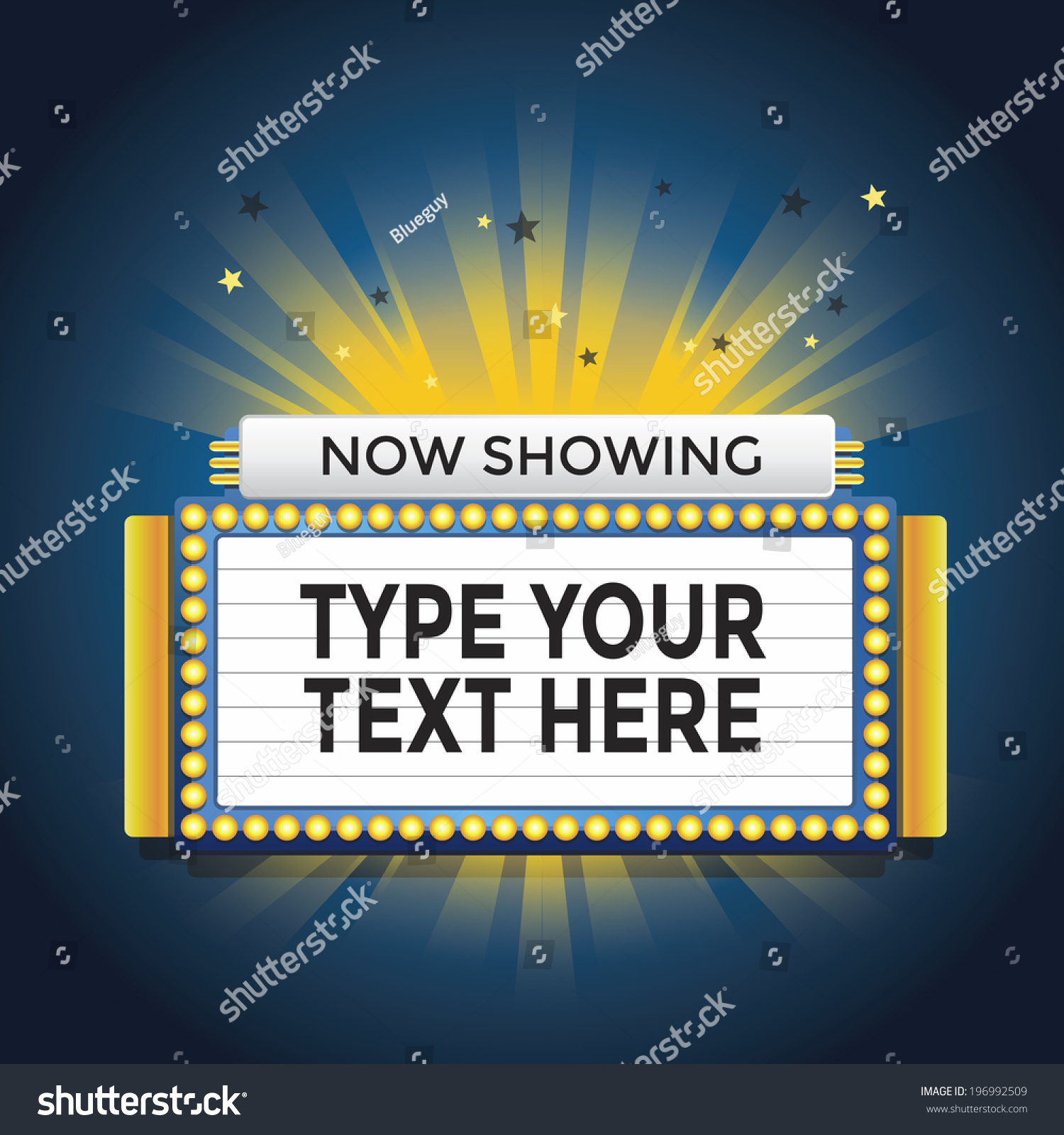 Now Showing Retro Cinema Neon Sign. Eps10 Vector - 196992509 : Shutterstock