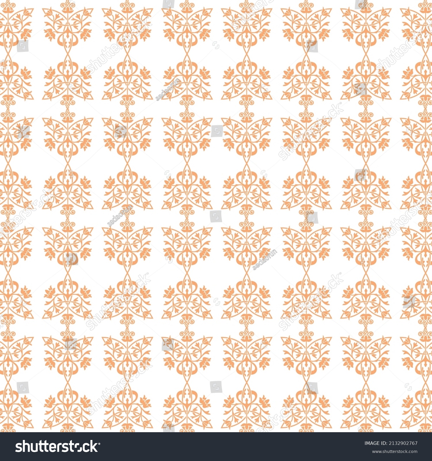 Nude Decorative Modern Patterns On White Stock Vector Royalty Free