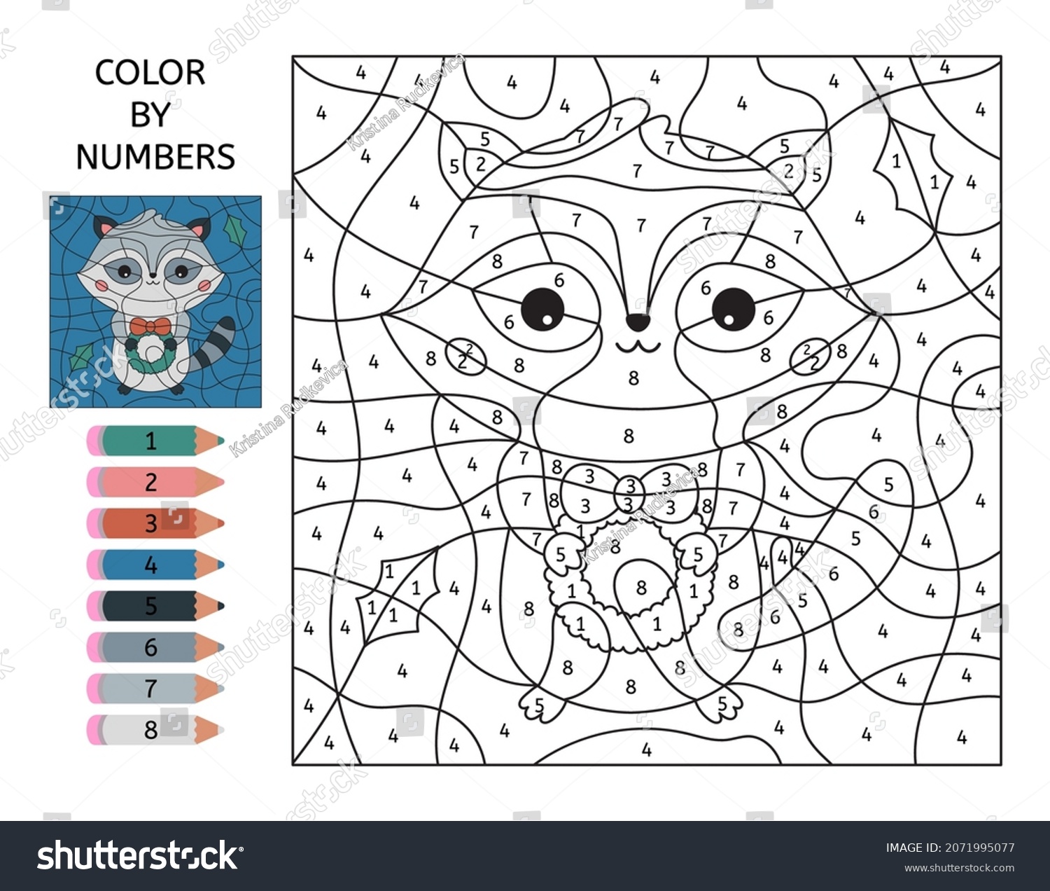 89,640 Colour by number kids Images, Stock Photos & Vectors | Shutterstock