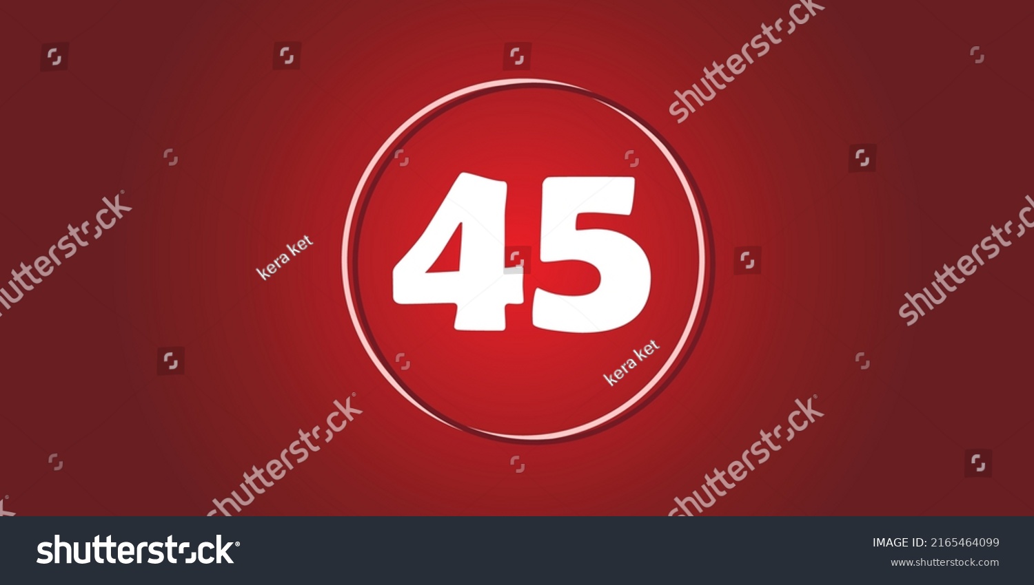 number-45-two-circles-luxury-red-stock-vector-royalty-free-2165464099-shutterstock