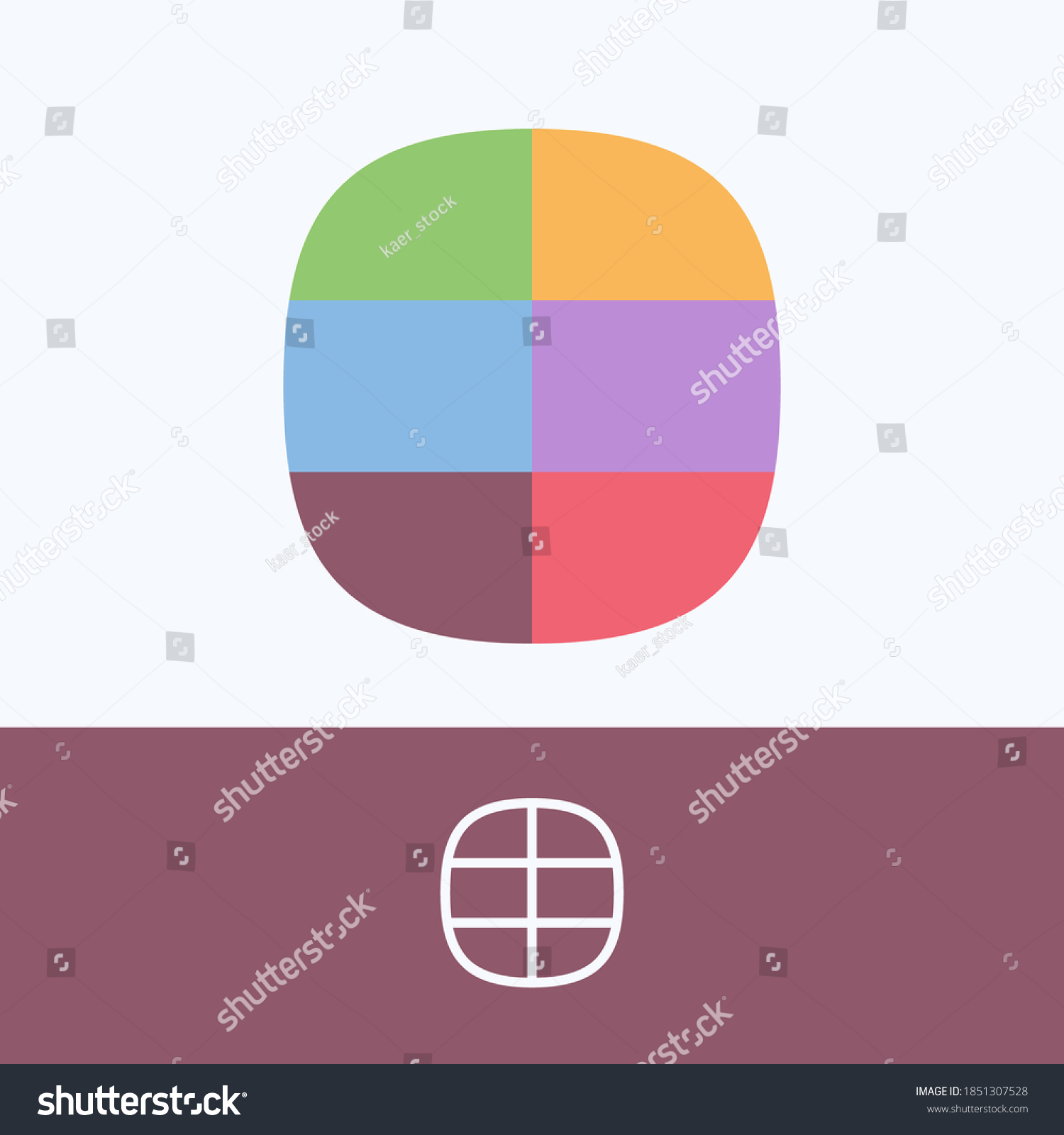 SVG of Number 0 logo made of block pattern with pretty dim colors. Vector template perfect to use in a cute corporate identity, greeting packaging, wedding posters, clothes design, and others.  svg