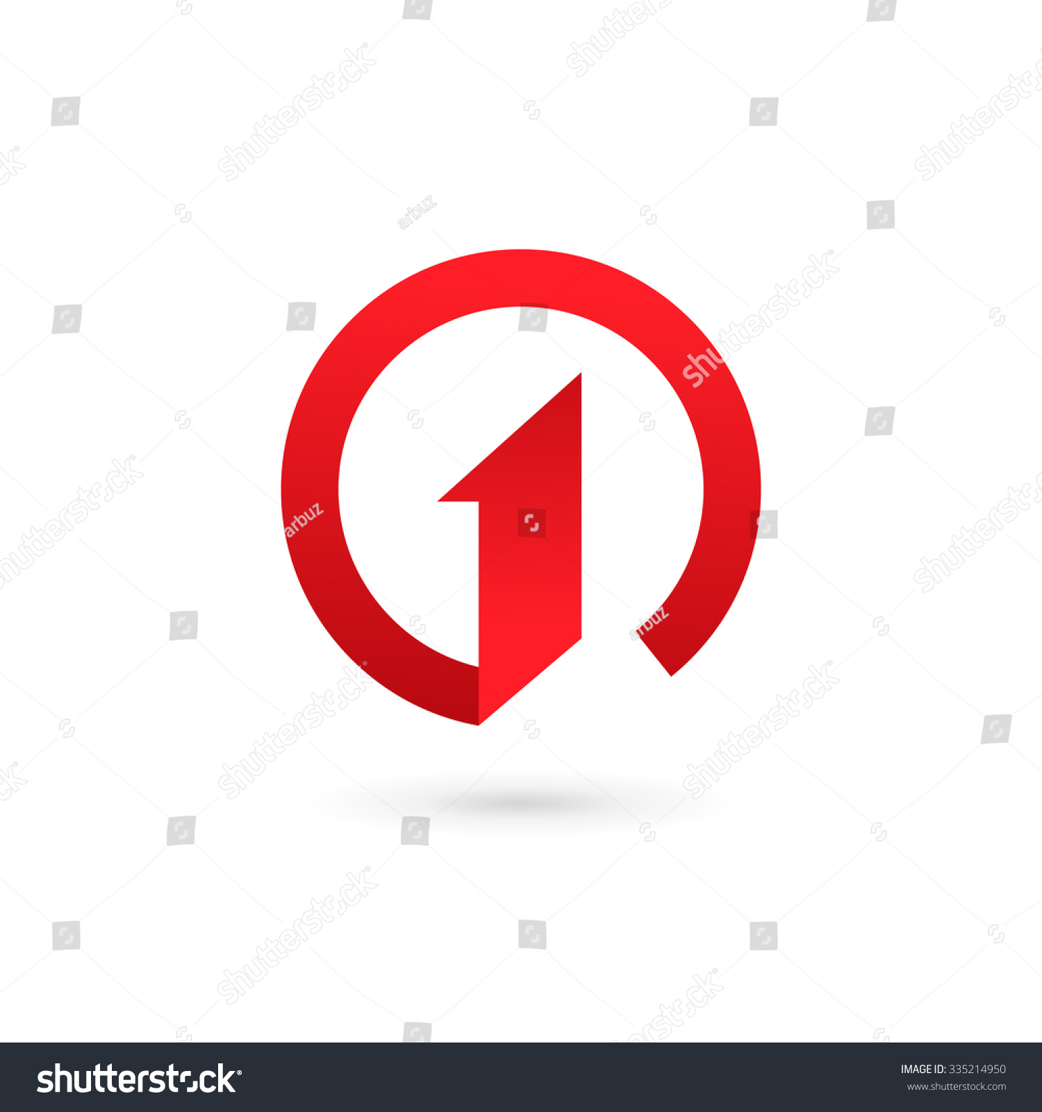 Number One 1 Logo Icon Design Stock Vector 335214950 - Shutterstock