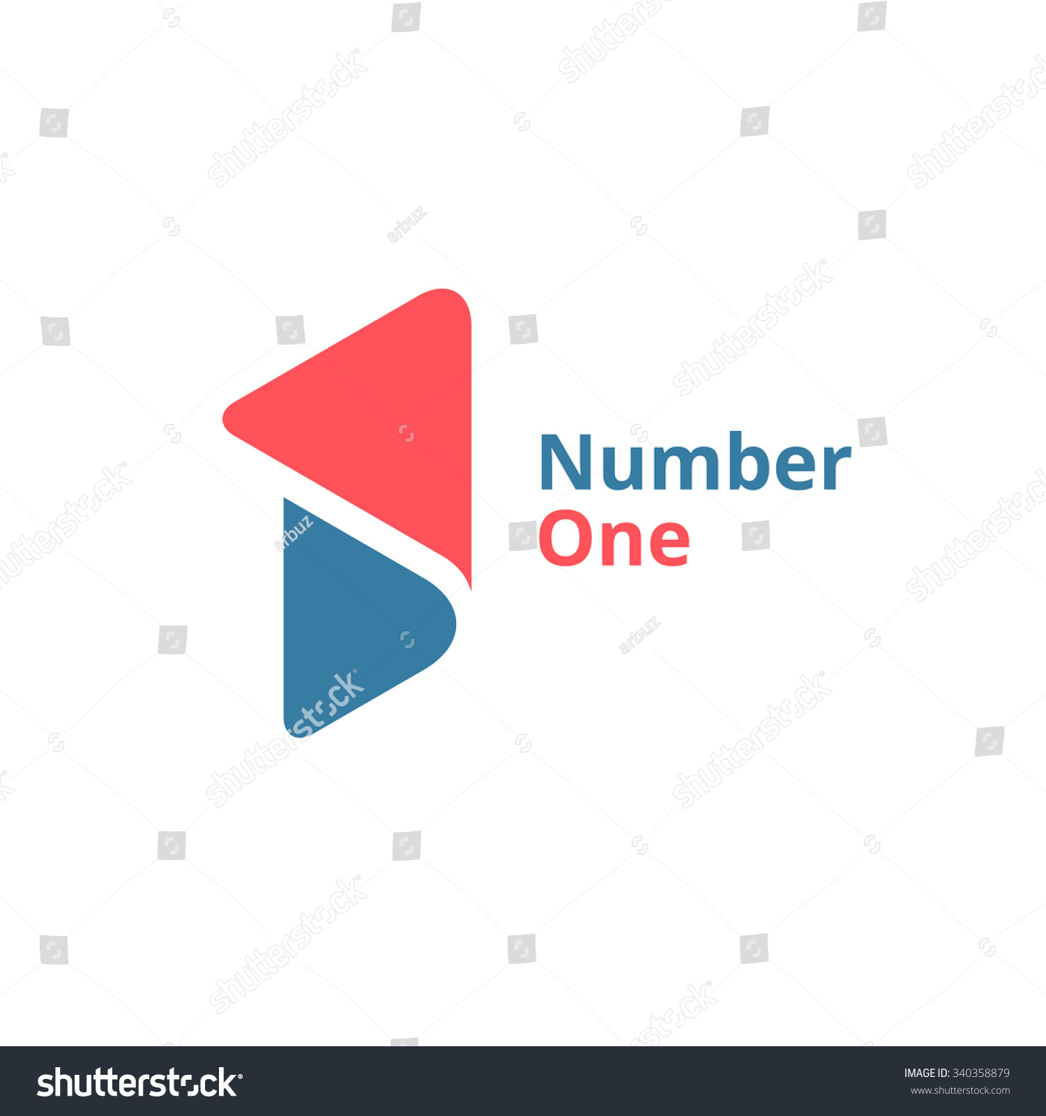 Number One 1 Logo Icon Design Stock Vector 340358879 - Shutterstock