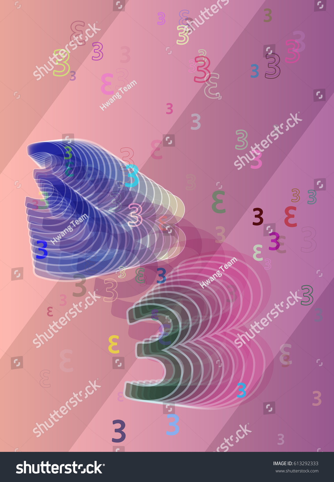Number 3 Template Vector Stock Vector (Royalty Free) 613292333 Number 3 Template Vector Stock Vector (Royalty Free) 613292333