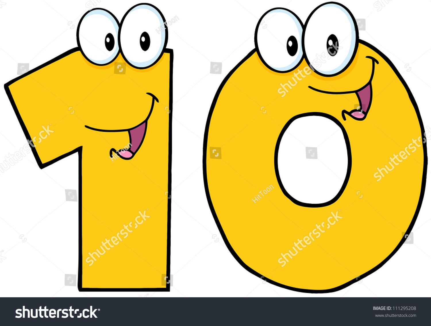 4,909 Cartoon number 10 Images, Stock Photos & Vectors | Shutterstock