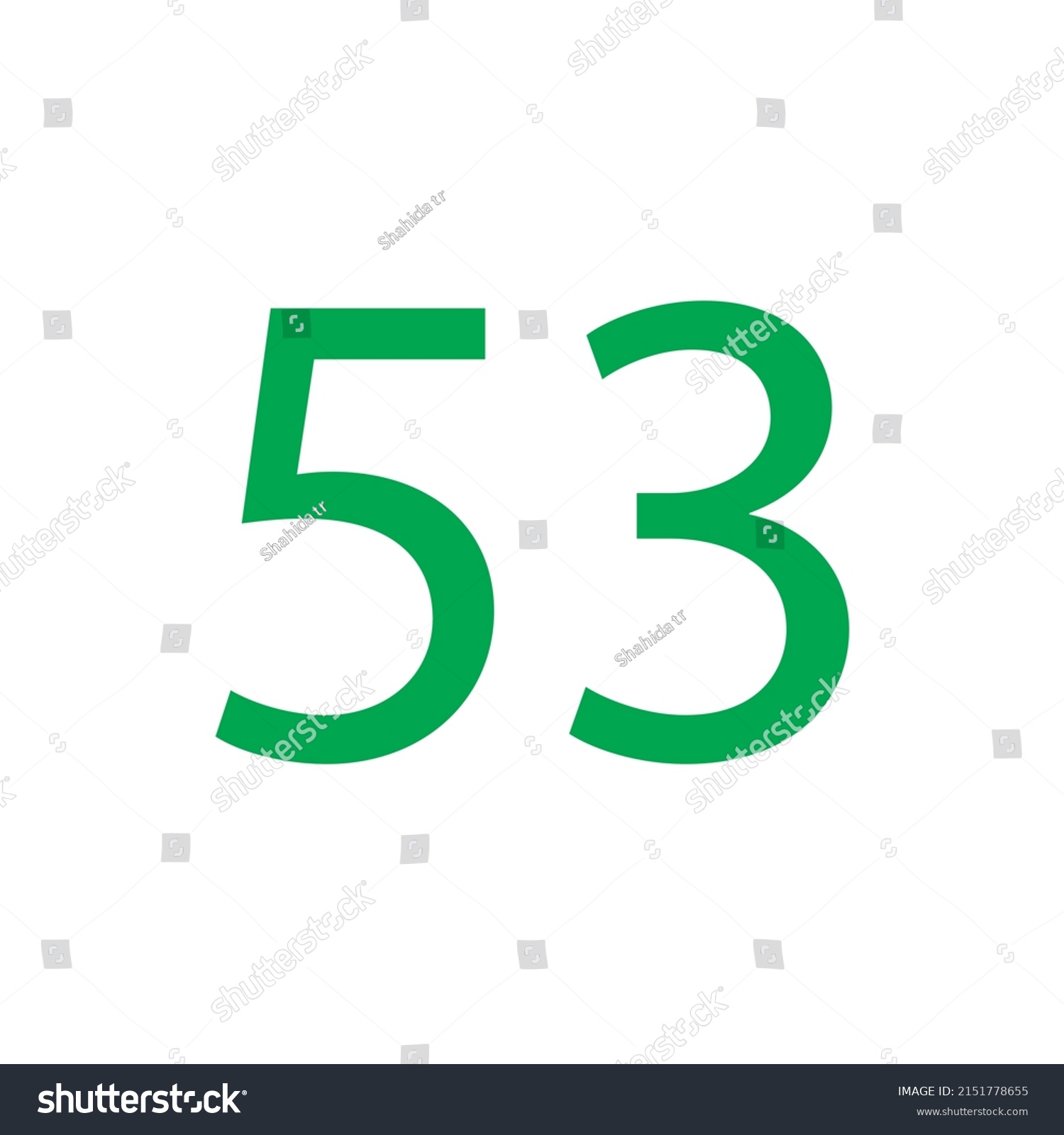 Number Vector Illustration Isolated On White Stock Vector (Royalty Free ...