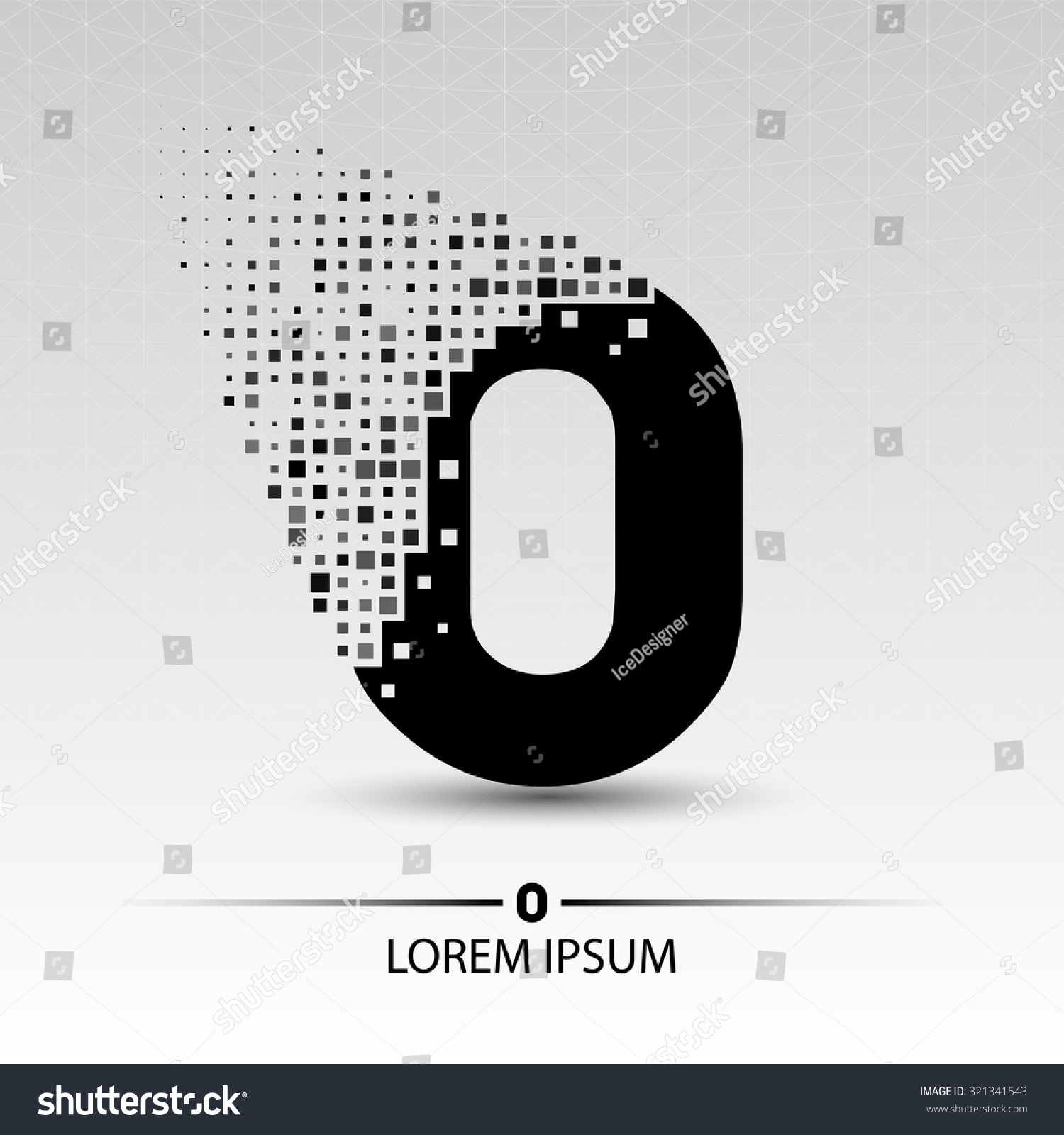 Number Zero Logo Vector Design Illustration Stock Vector 321341543 ...