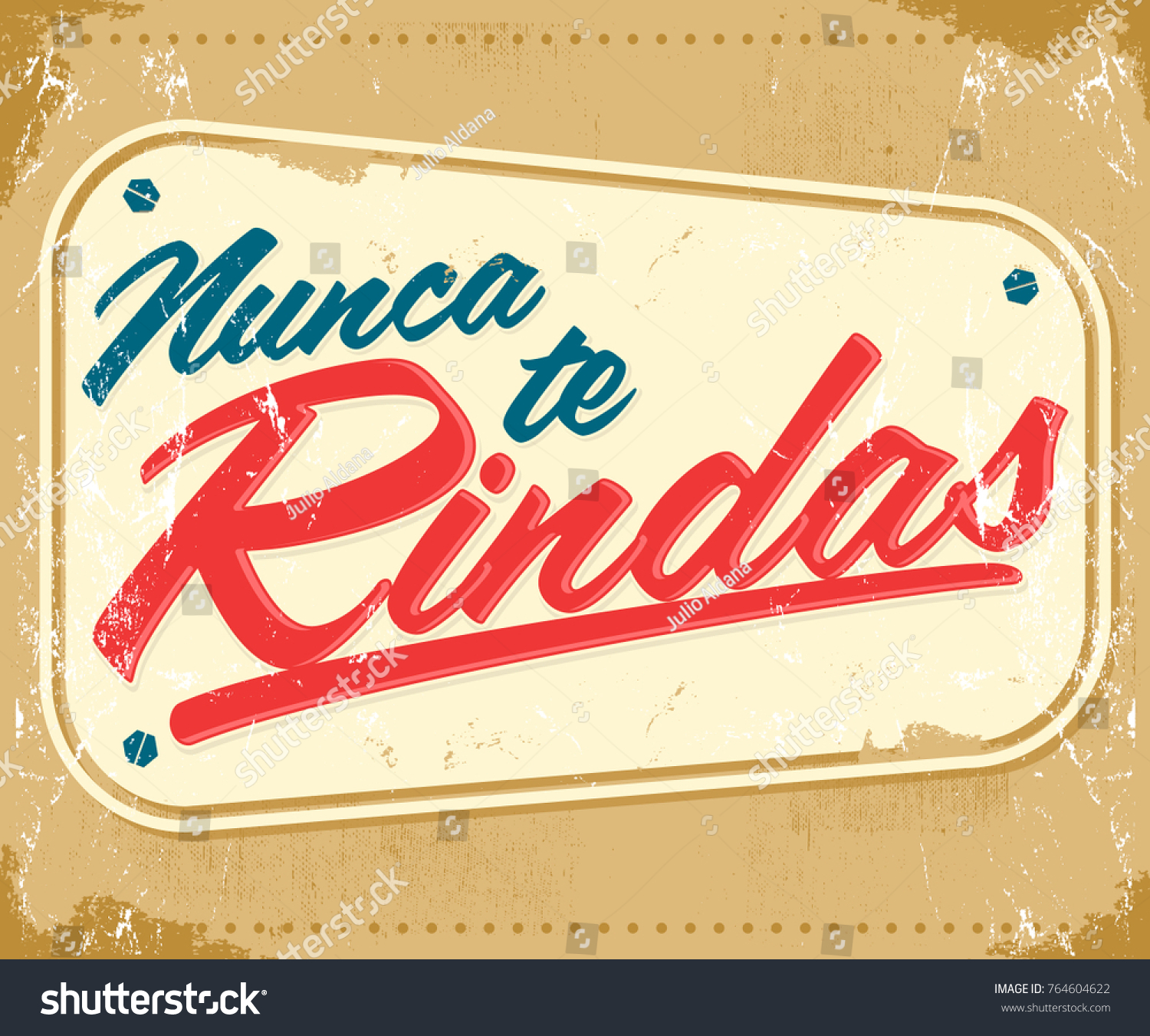 nunca-te-rindas-never-give-spanish-vector-de-stock-libre-de-regal-as