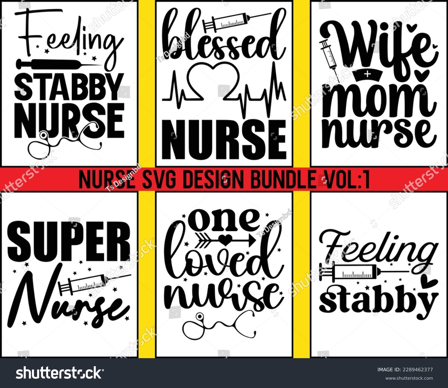 SVG of Nurse Design SVG Bundle  Vol 1, nurse svg bundle, nurse T shirt design, nurse cut file,nurse svg,Nurse Quotes SVG, Doctor Svg,Cut Files for Cutting Machines like Cricut and Silhouette, svg