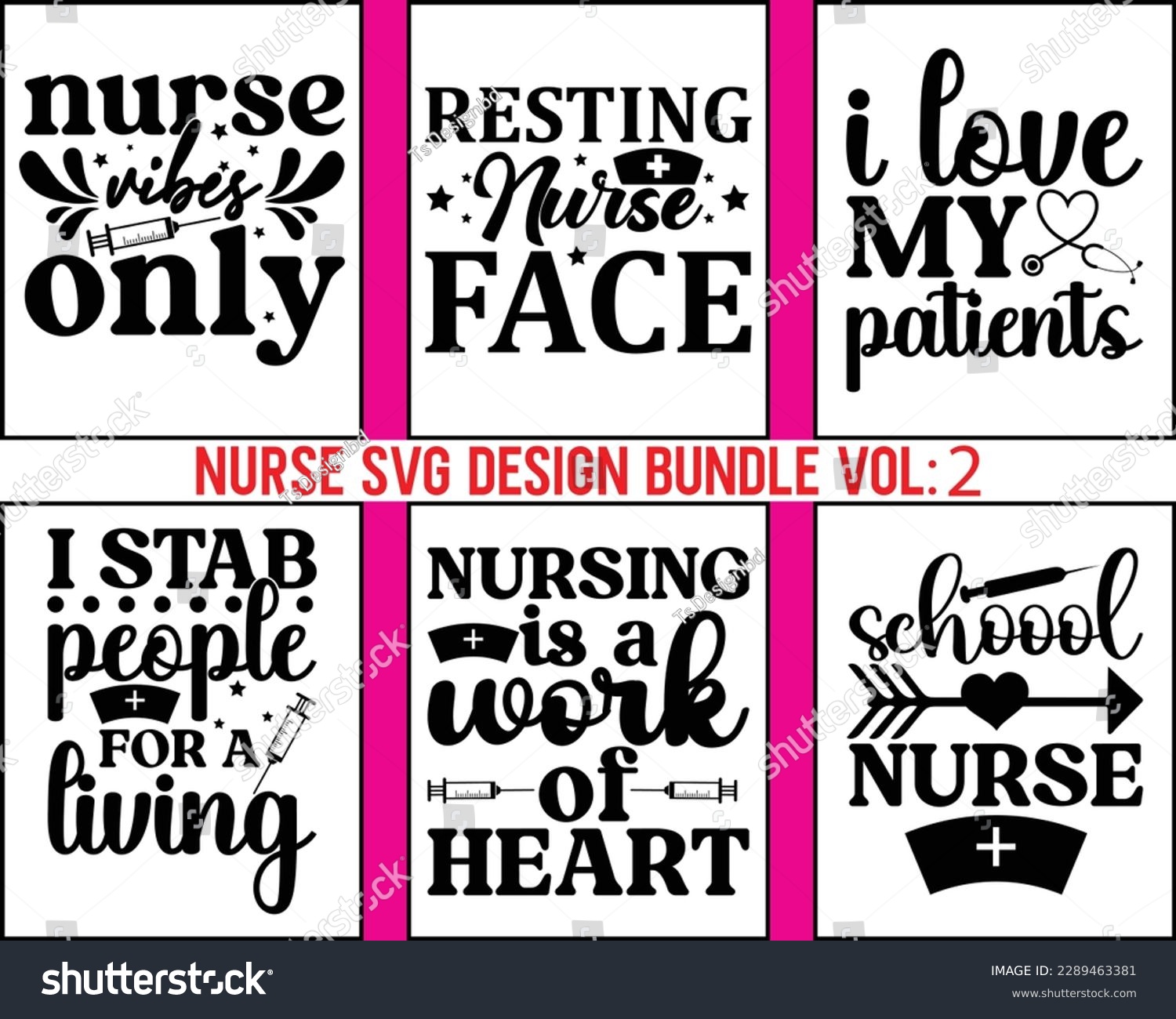 SVG of Nurse Design SVG Bundle  Vol 2, nurse svg bundle, nurse T shirt design, nurse cut file,nurse svg,Nurse Quotes SVG, Doctor Svg svg
