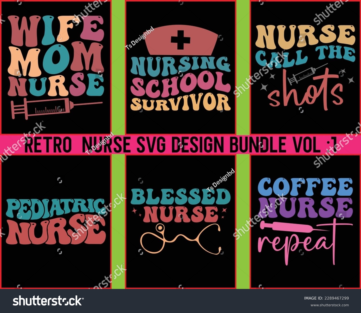 SVG of Nurse Retro Svg Design Bundle  Vol 1,Retro Nurse Svg Bundle, nurse svg bundle, nurse T shirt design,nurse svg, Doctor Svg,Nurse Life Svg,nurse vintage design svg