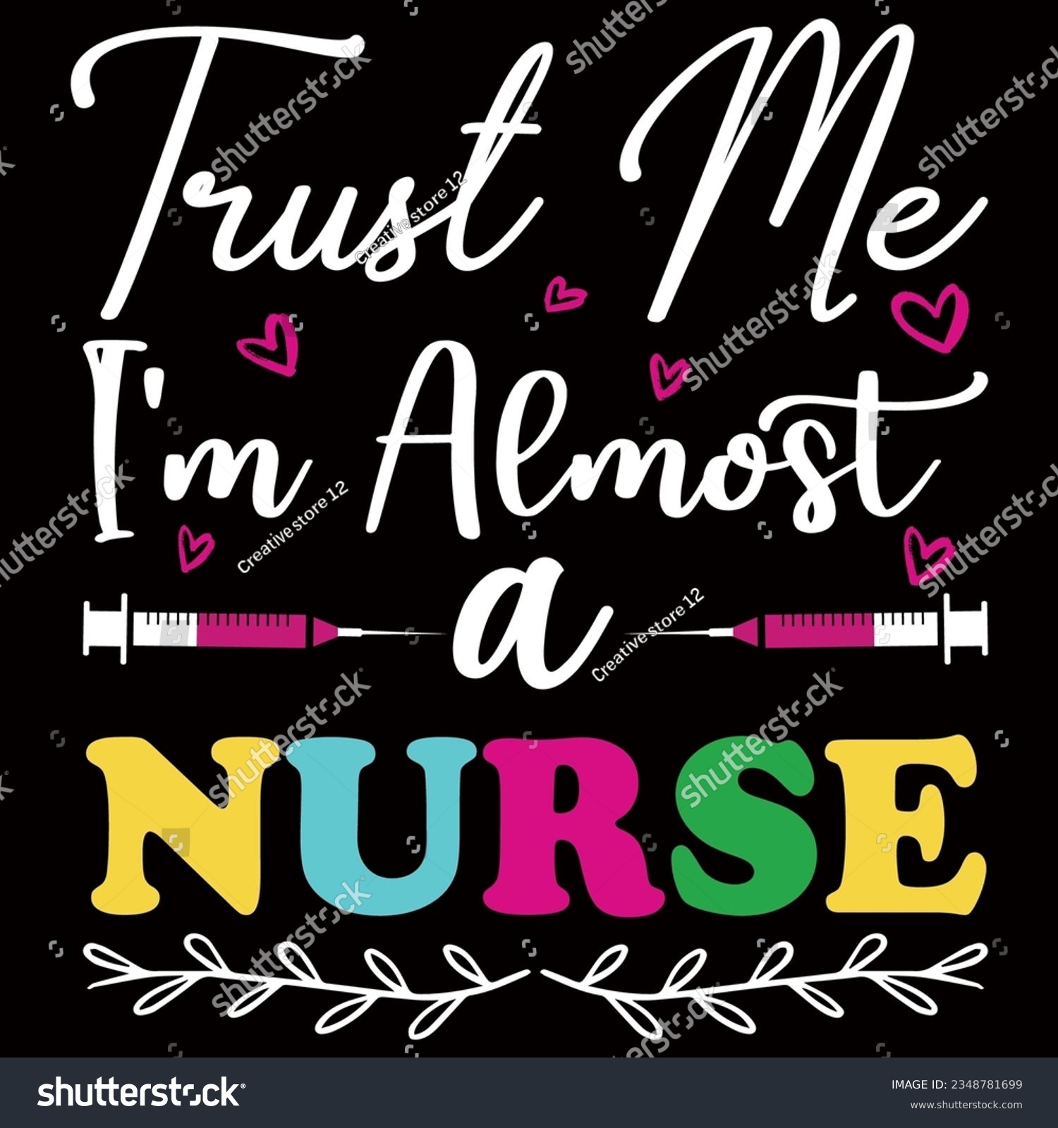 SVG of Nurse SVG Design, Nurse T-shirt Design,  svg