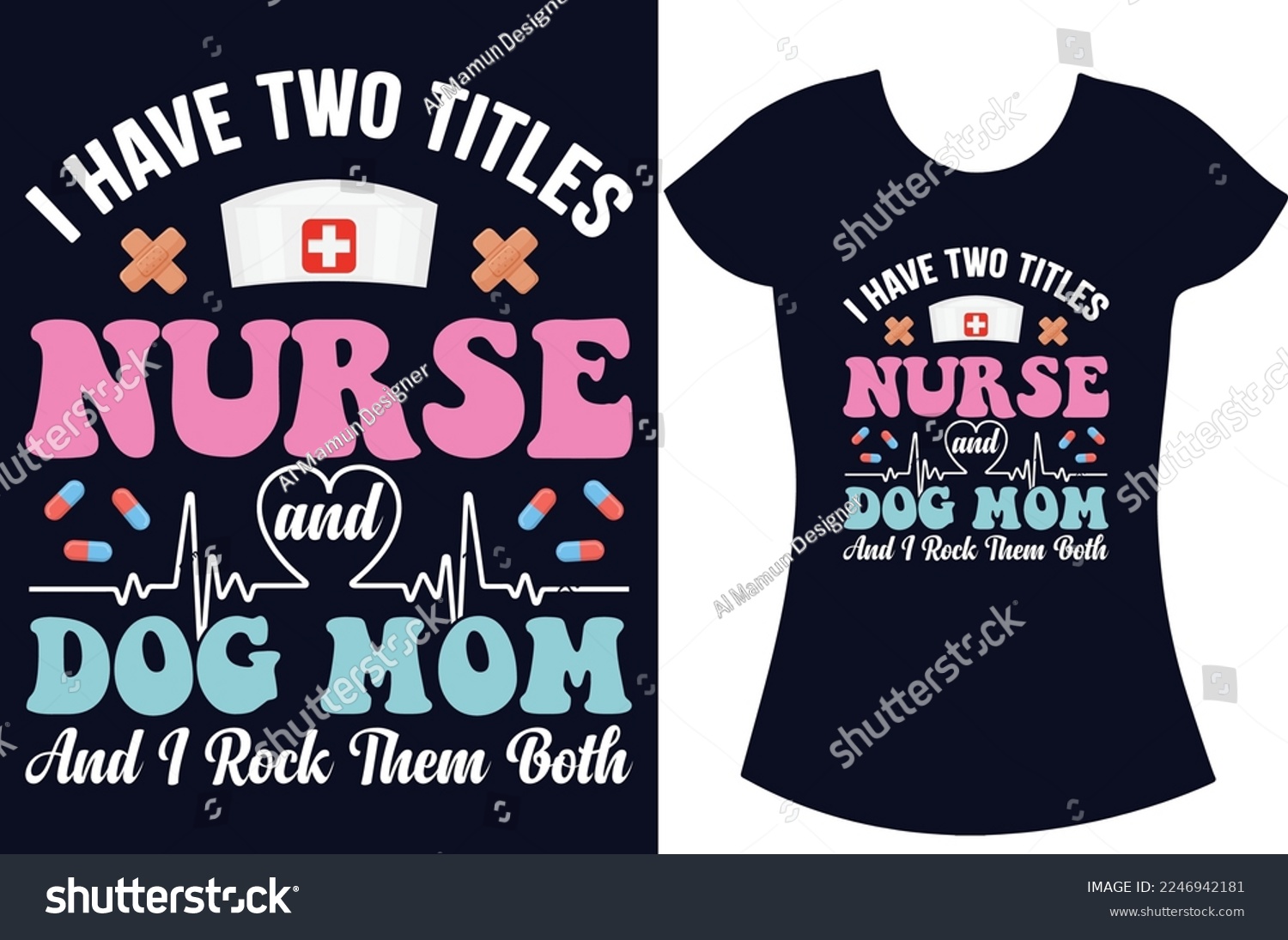 SVG of Nurse SVG typography t shirt design.Nurse shirt design, Retired-nurse and school nurse t shirt gift design. svg