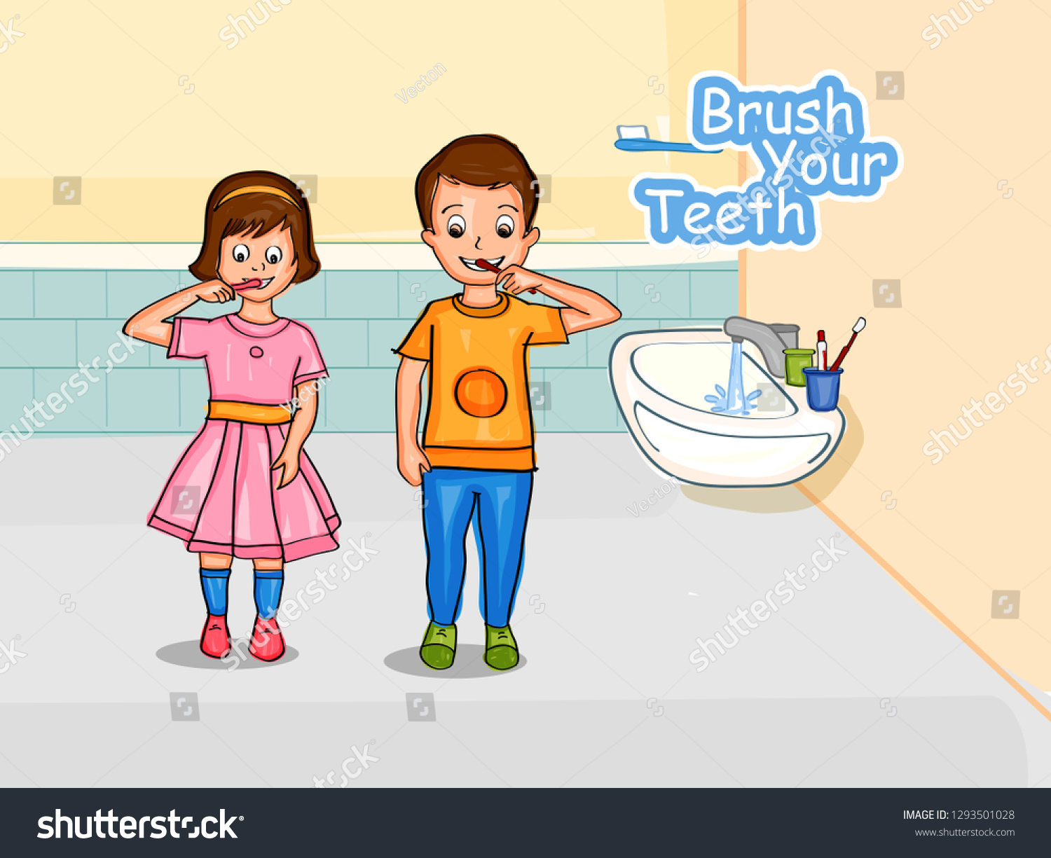 1 Tooth brush rhyme Images, Stock Photos & Vectors Shutterstock