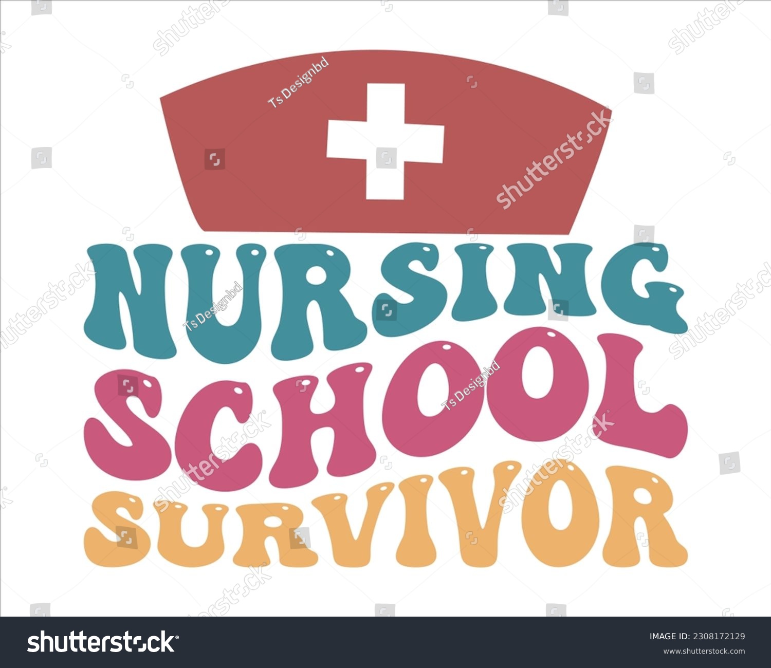 SVG of Nursing School Survivor  Retro Svg Design,nurse design SVG,nurse svg shirt, nurse cut file,nurse vintage design,Nurse Quotes SVG, Doctor Svg, Nurse Superhero svg