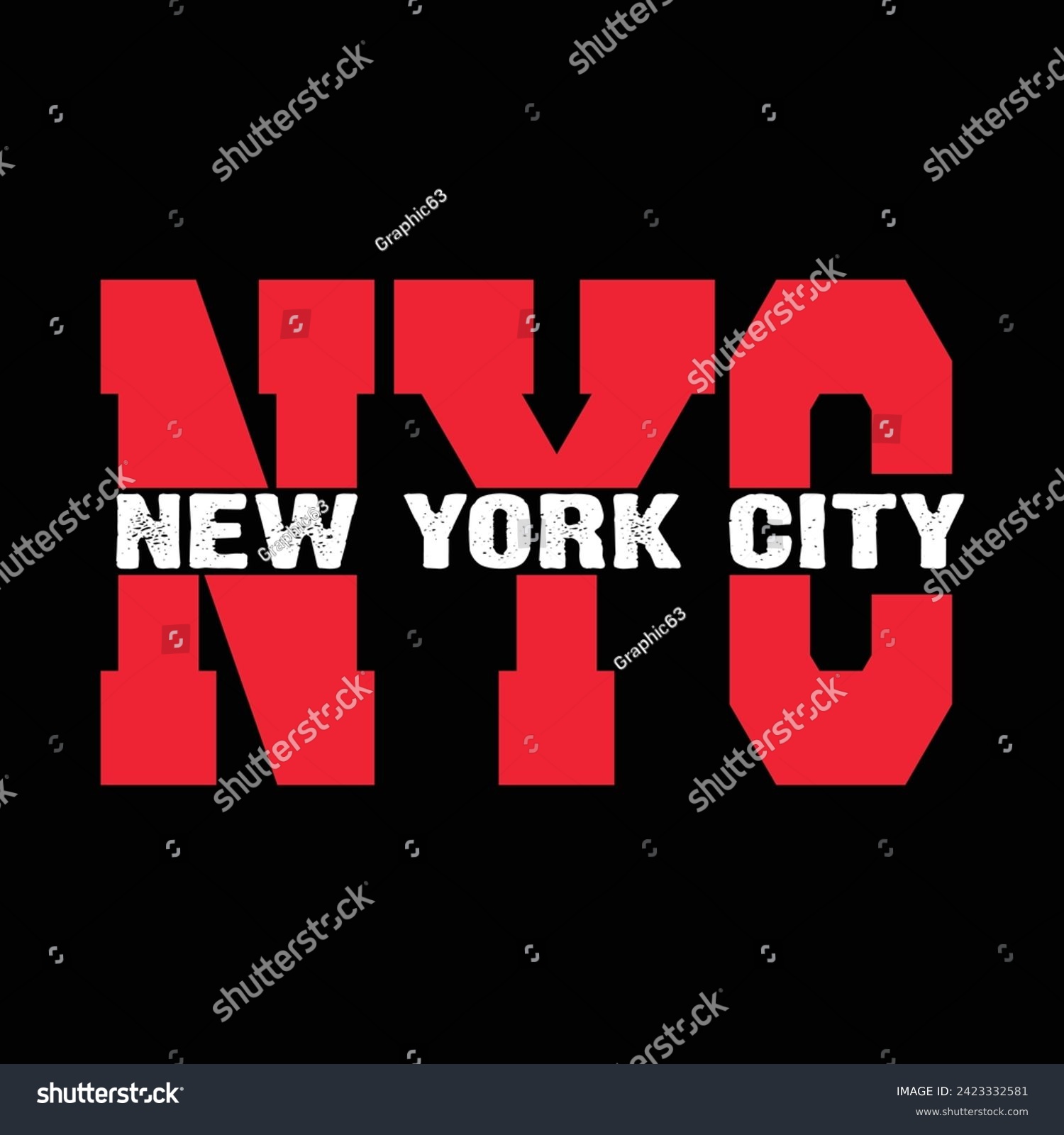 SVG of Nyc America New York City Typography Quotes Motivational New Design Vector For T Shirt,Backround,Poster,Banner Print Illustration. svg