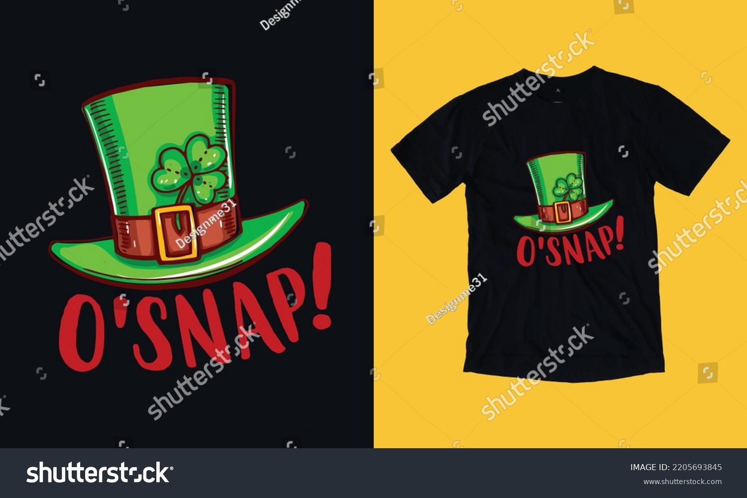 SVG of o'snap! - vintage t shirt design vector svg file template , st Patrick day , wine, graphic,  svg