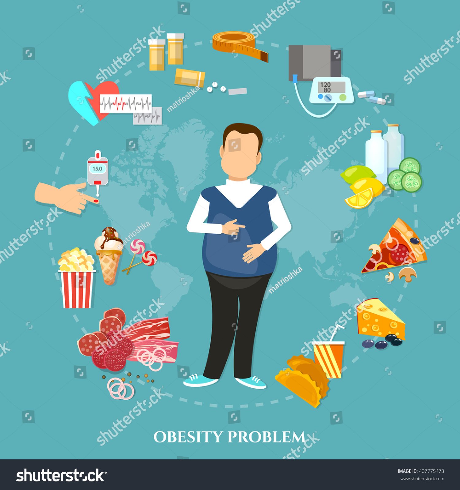 1,776 Effects Obesity Images, Stock Photos & Vectors 