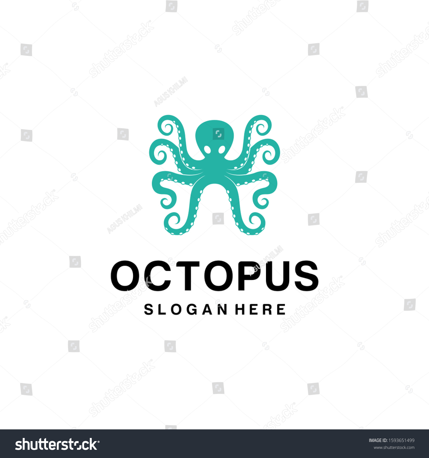 Octopus Mascot Logo Design Vector Stock Vector (Royalty Free ...