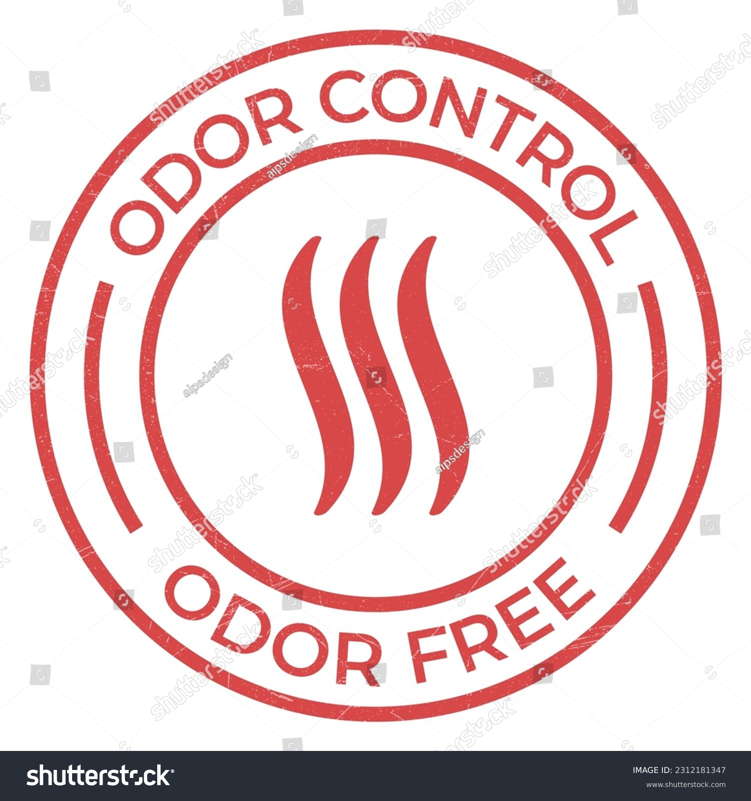 SVG of Odor Control Vector Badge, Odor Free Icon, Emblem, Label, Logo, Perfume Label, Stamp, Patch, Design Element Vector Illustration With Grunge Texture svg