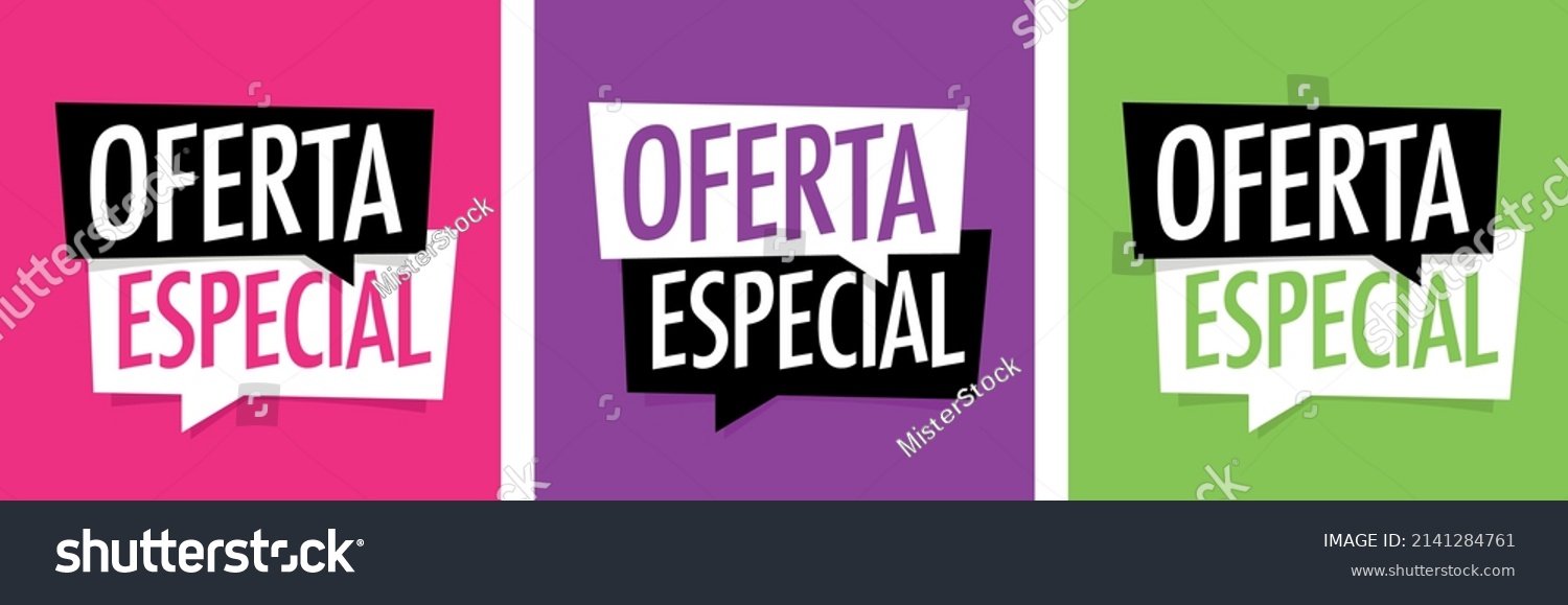 Oferta Especial Special Offer Spanish Language Stock Vector Royalty oferta-especial-special-offer-spanish-language-stock-vector-royalty