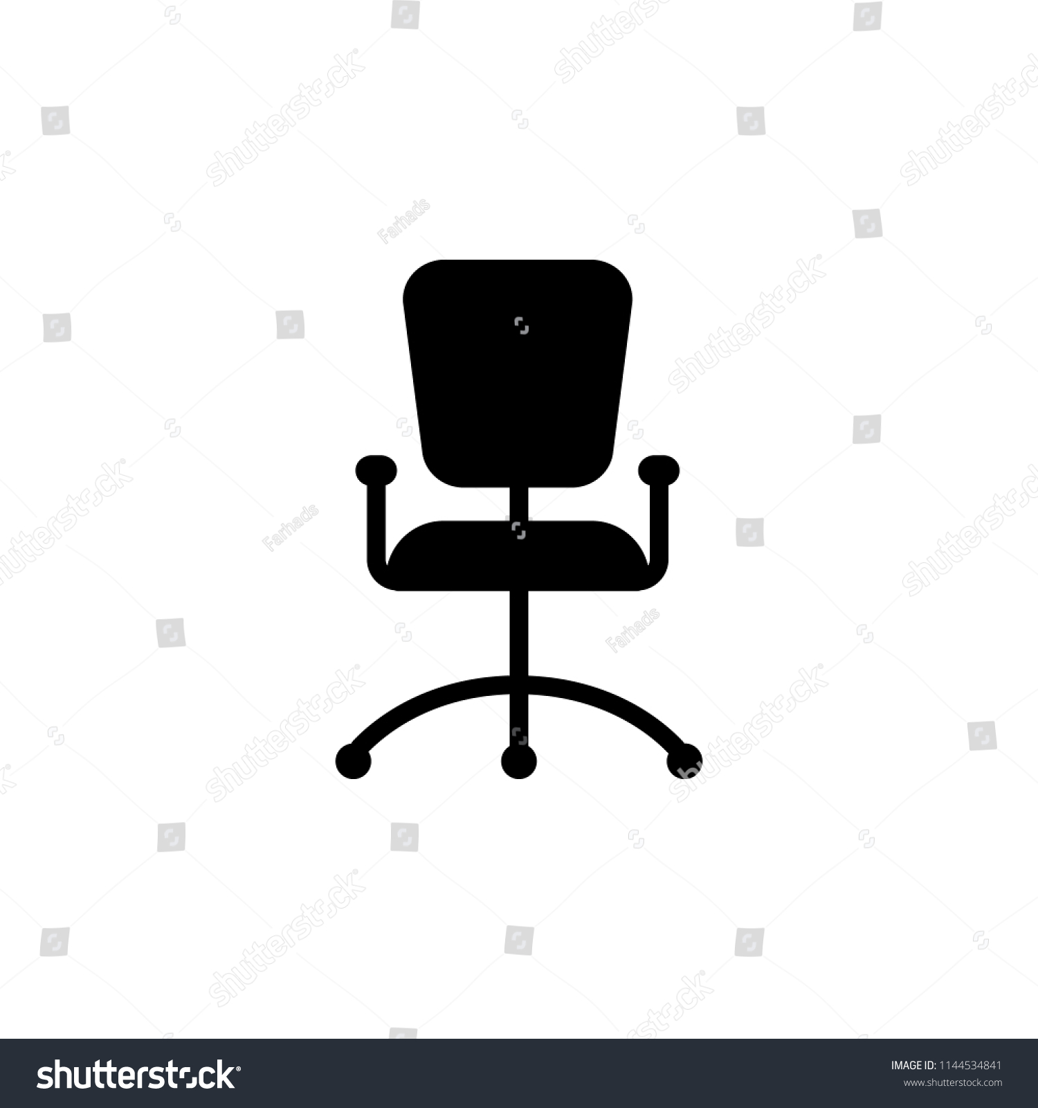 recommend clip art: office chair glyph icon. Element of furniture icon for mobile concept and web apps. This office chair glyph icon can be used for web and mobile. Premium icon