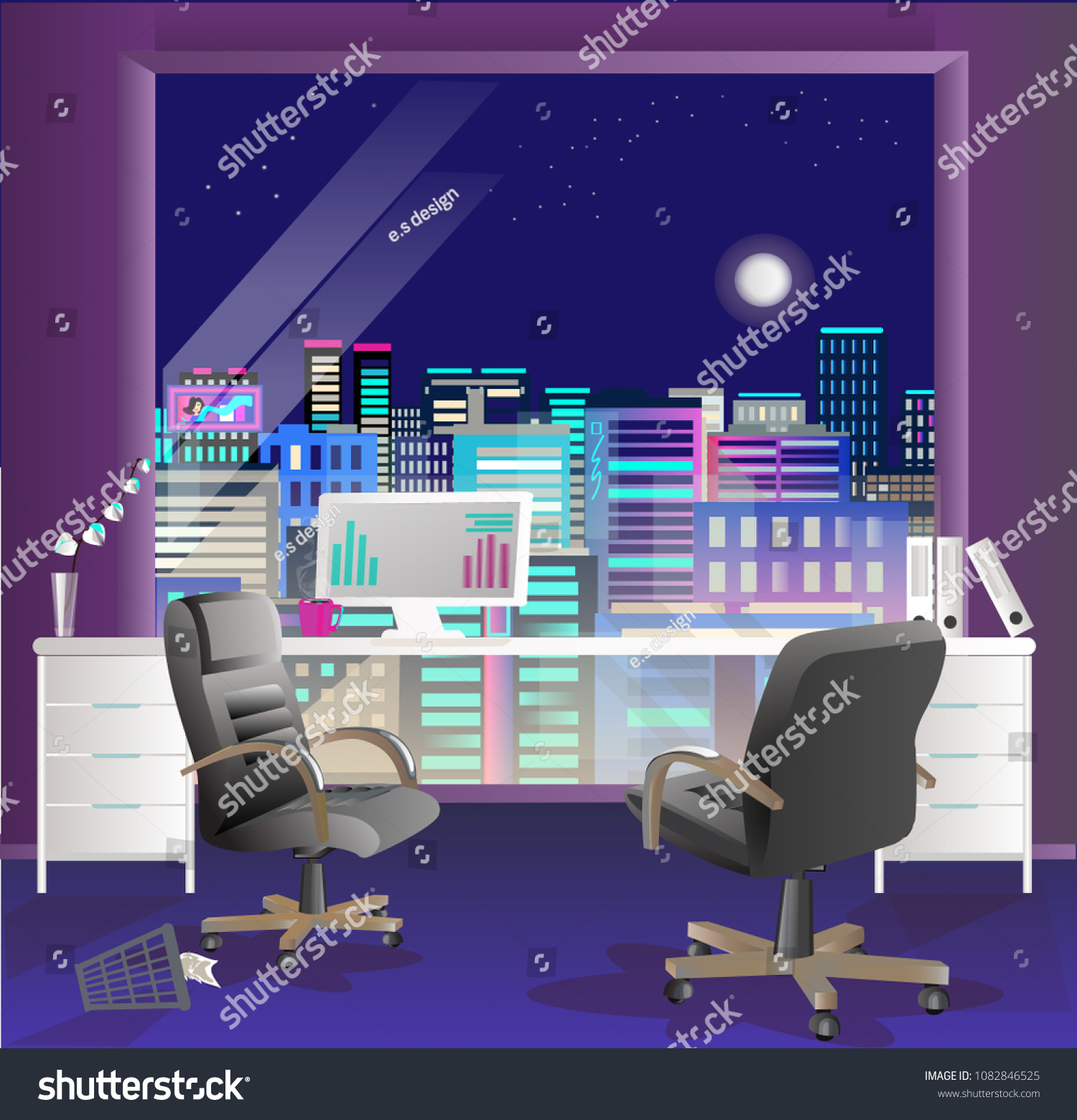 neon lights for computer desk
