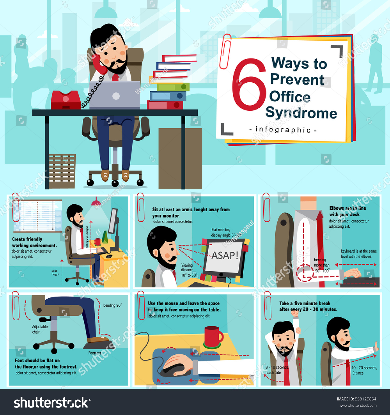How to avoid office diseases How to avoid office diseases