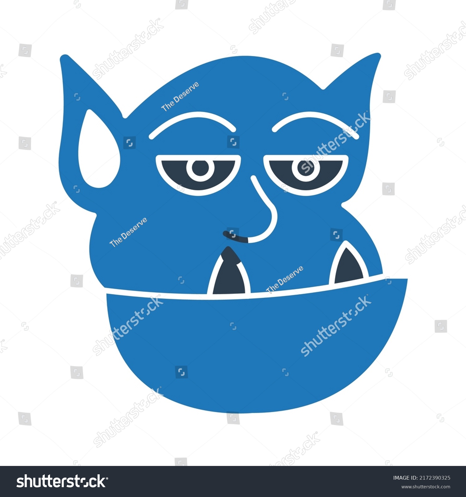 SVG of Ogre Vector icon which is suitable for commercial work and easily modify or edit it
 svg