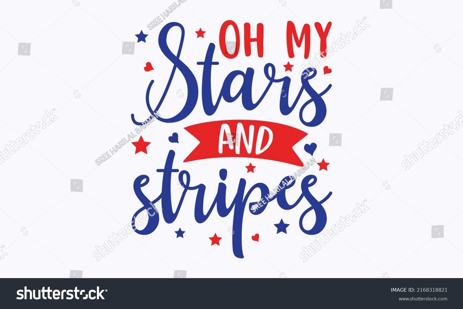 SVG of oh my stars and stripes - 4th of July fireworks svg for design shirt and scrapbooking. Good for advertising, poster, announcement, invitation, parties, greeting cards, banners, gifts, templet svg